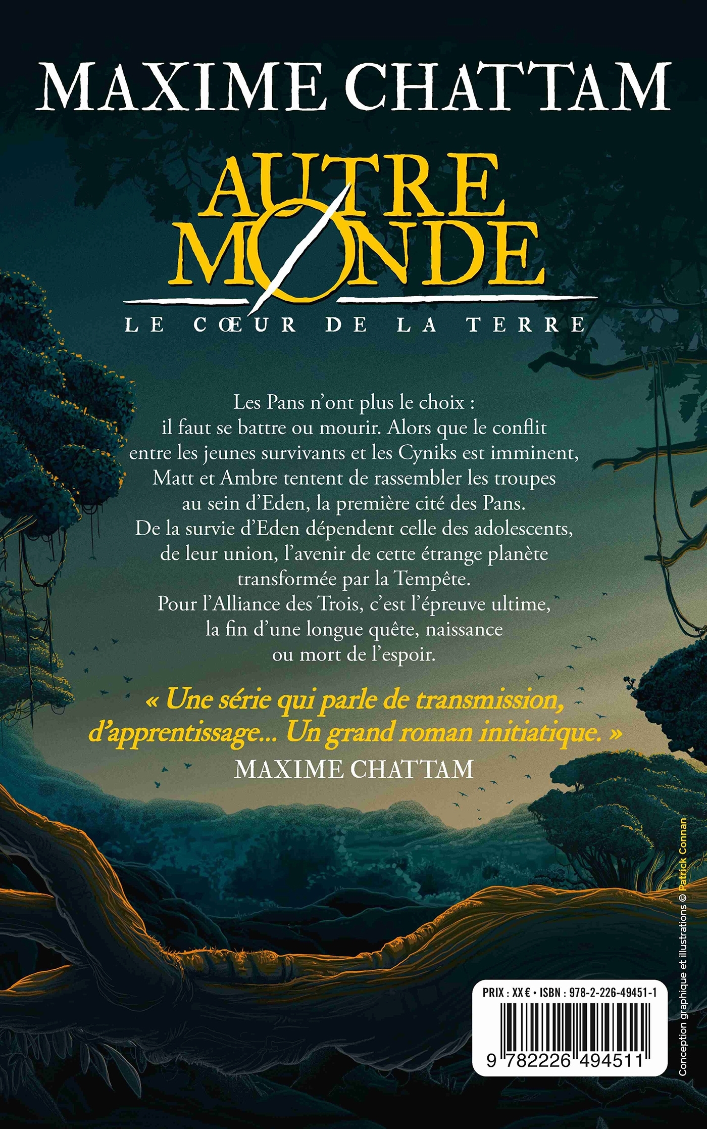 Autre-monde T3 Le Coeur de la Terre (Wiz)(Ed.2024) - Maxime Chattam - ALBIN MICHEL