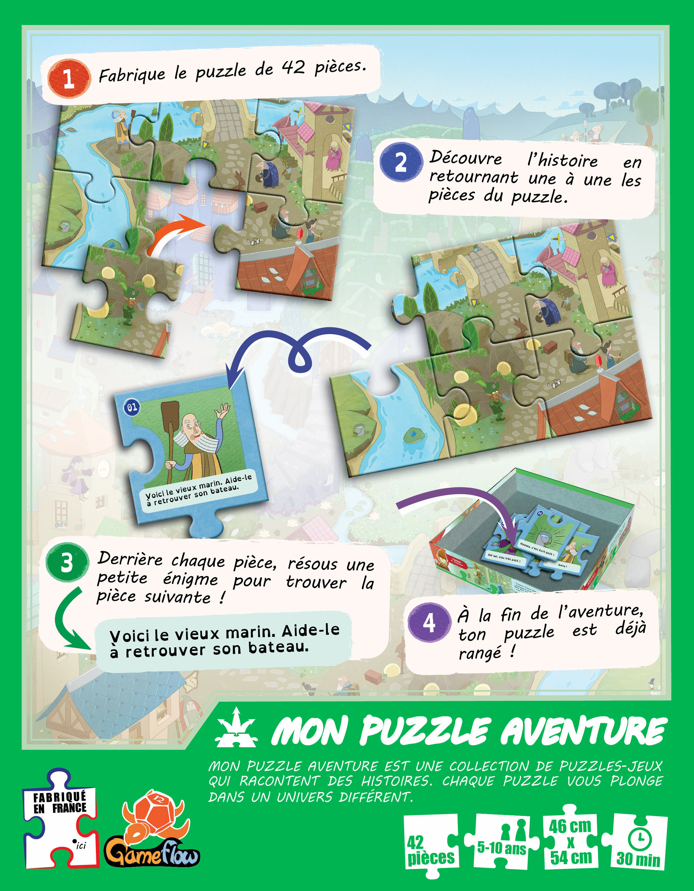 Mon Puzzle Aventure : Dragon - ANTONIN BOCCARA - GAME FLOW