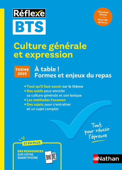 Mémo BTS - Culture générale et expression - Nouveau thème épreuve 2025 - Toutes les filières - N° 98 - David Martin - NATHAN