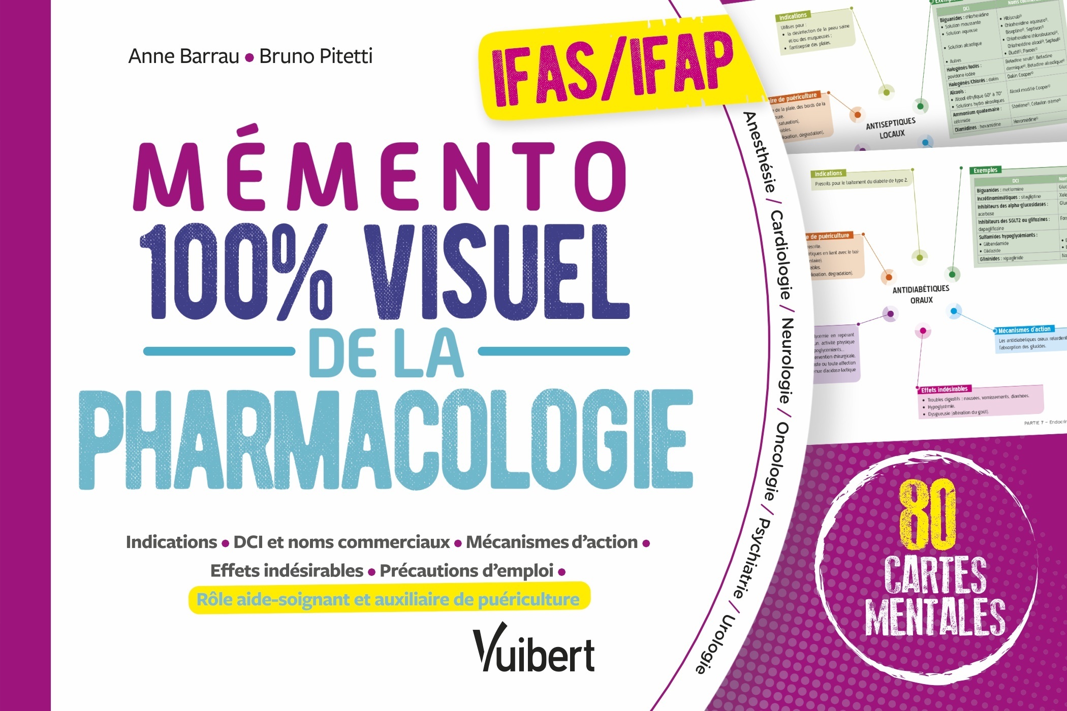 Mémento 100% visuel de la pharmacologie IFAS/IFAP - Anne Barrau - VUIBERT