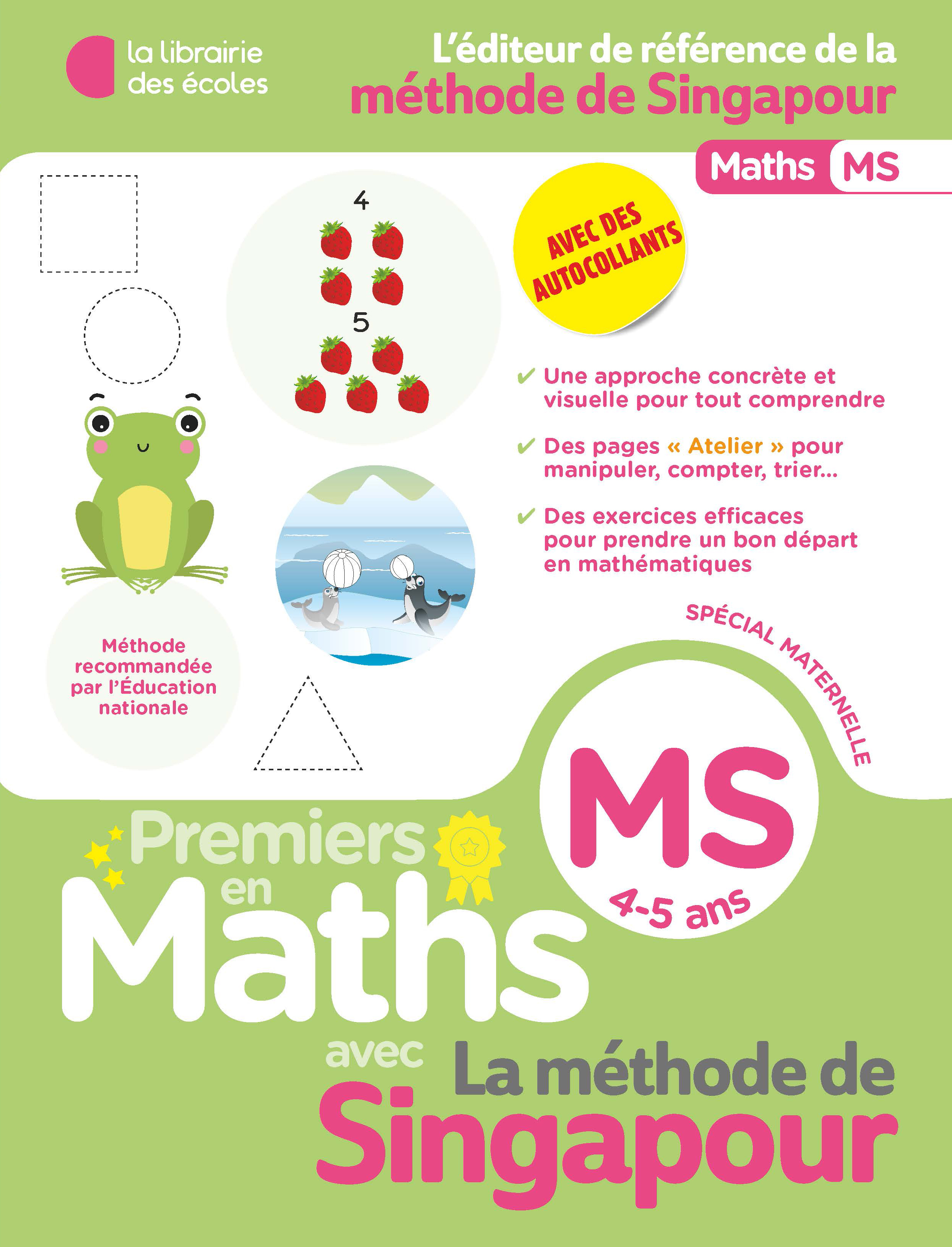 Premiers en maths - Méthode de Singapour MS - Stéphanie Clarke - LIB DES ECOLES