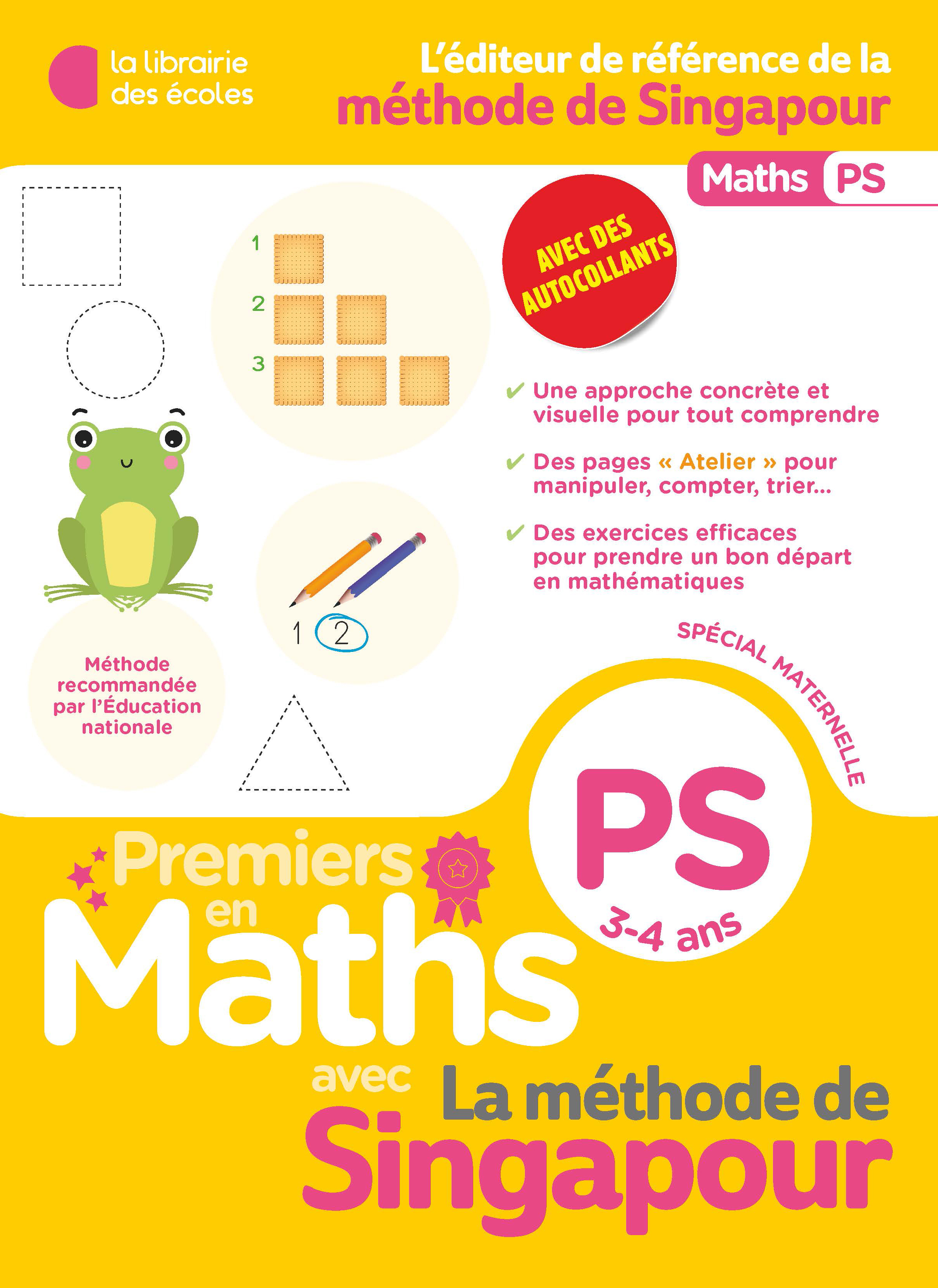 Premiers en maths - Méthode de singapour PS - Dorothée Badinier - LIB DES ECOLES