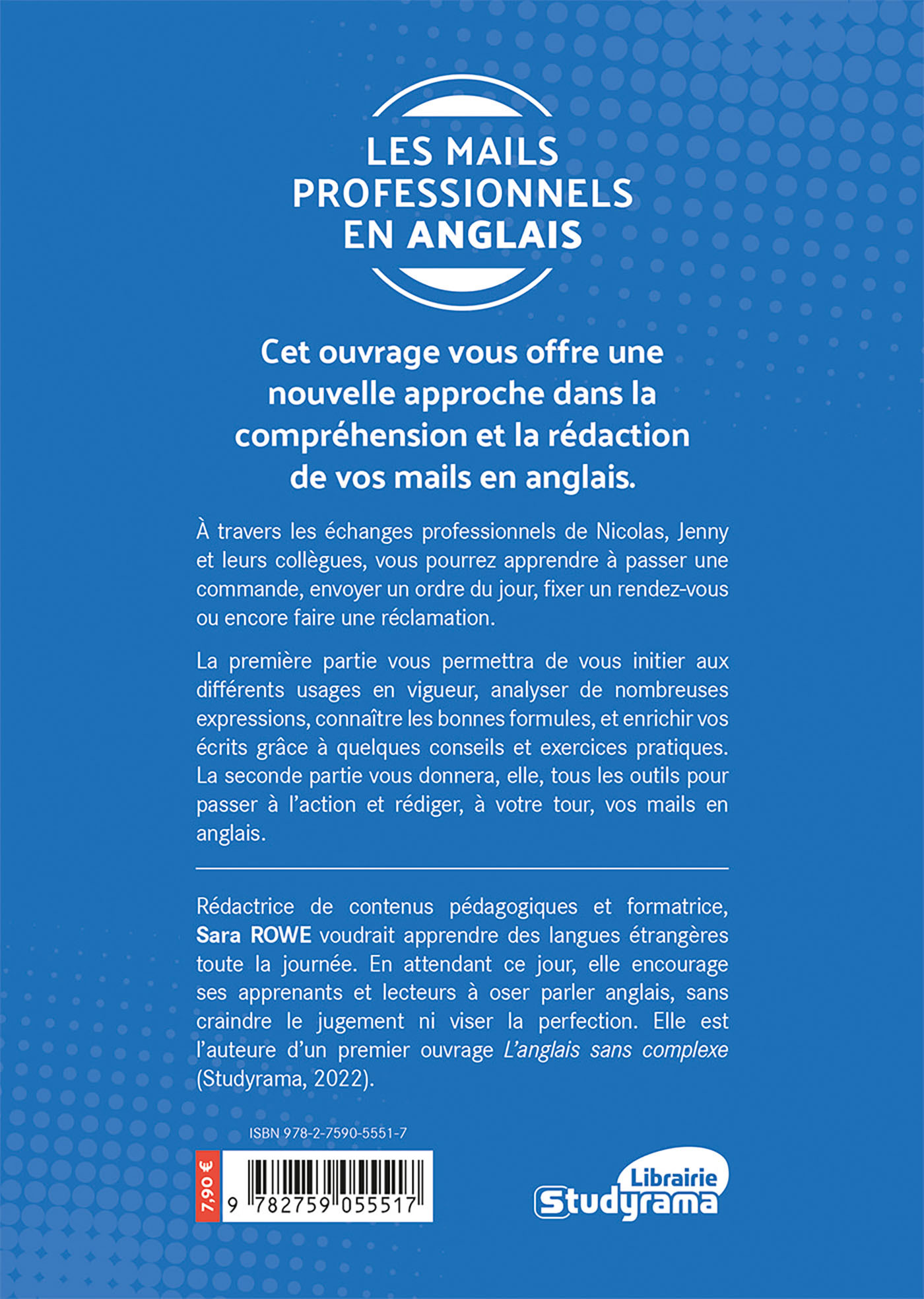 Les mails professionnels en anglais – Ma boîte à outils - Sara Rowe - STUDYRAMA