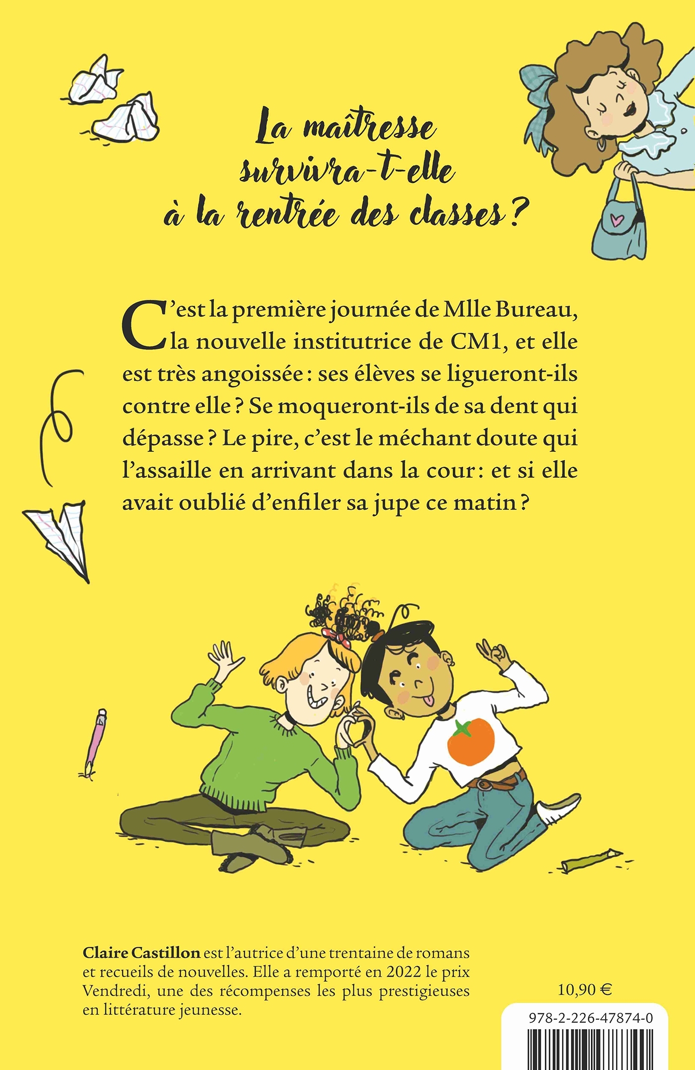 La Maîtresse a peur de l'école - Claire Castillon - ALBIN MICHEL