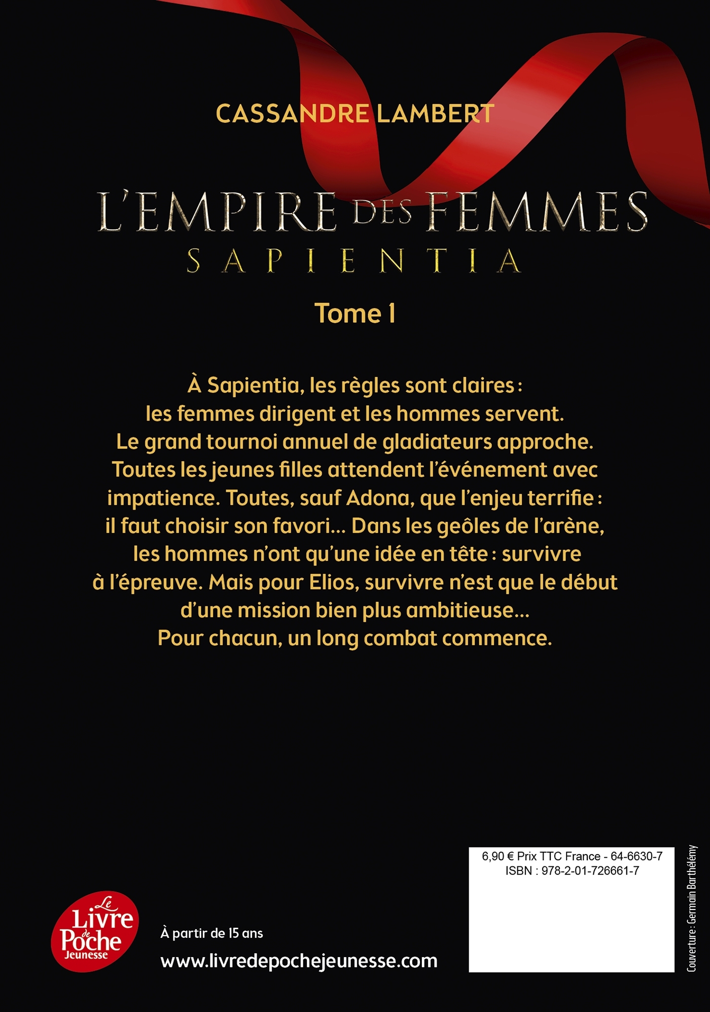 L'Empire des femmes - Tome 1 - Cassandre Lambert - POCHE JEUNESSE