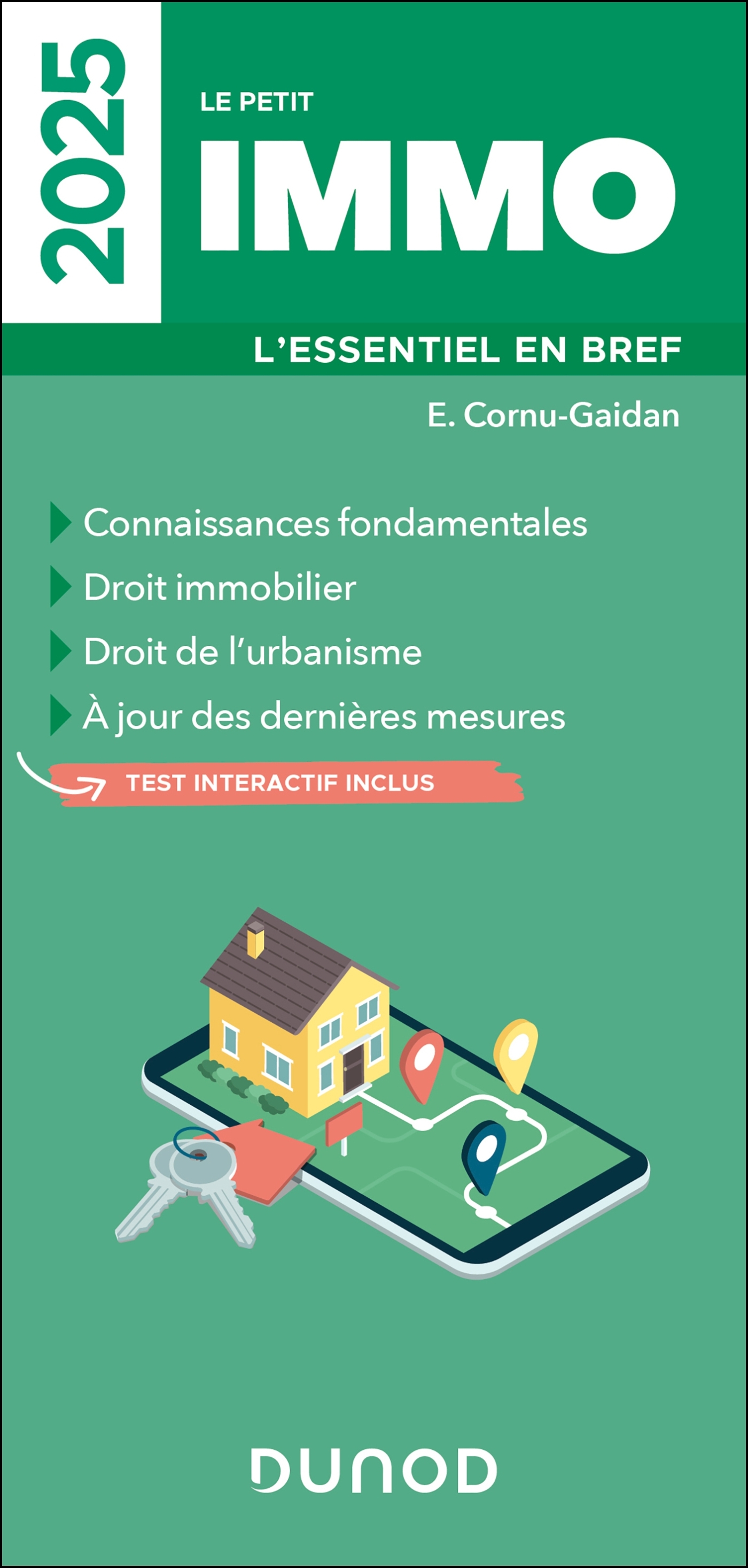 Le petit Immo 2025 - Evelyne Cornu-Gaidan - DUNOD