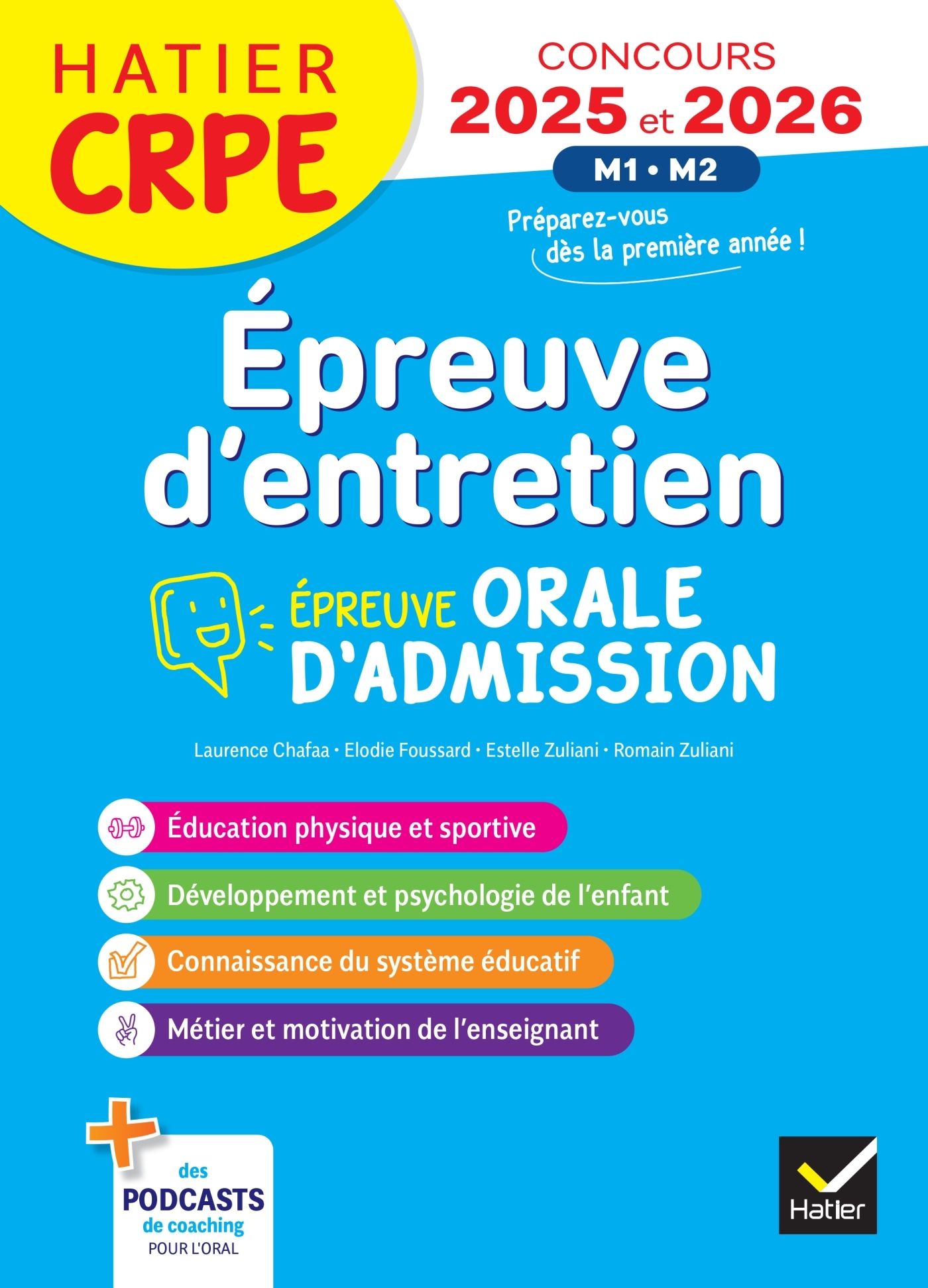 Epreuve d'entretien - CRPE 2025 - Epreuve orale d'admission - Elodie Foussard - HATIER