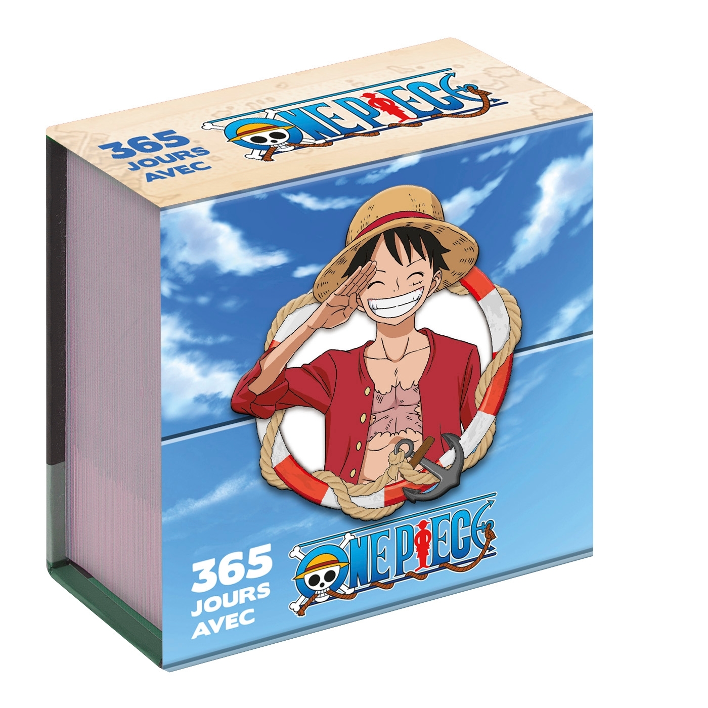 Mini calendrier 365 jours avec One Piece -   - PLAY BAC