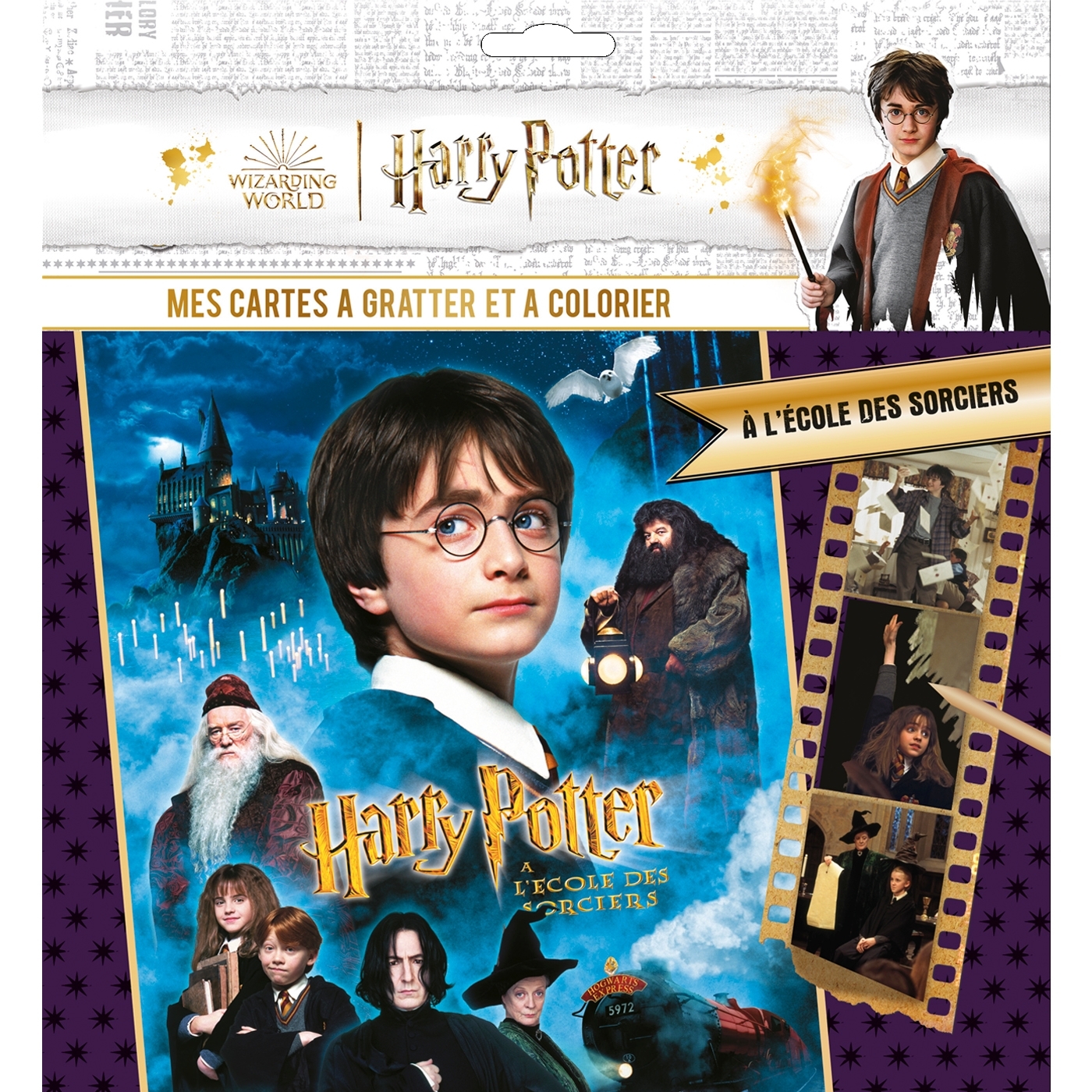 Harry Potter - Cartes à gratter École des Sorciers -  Playbac Éditions - PLAY BAC