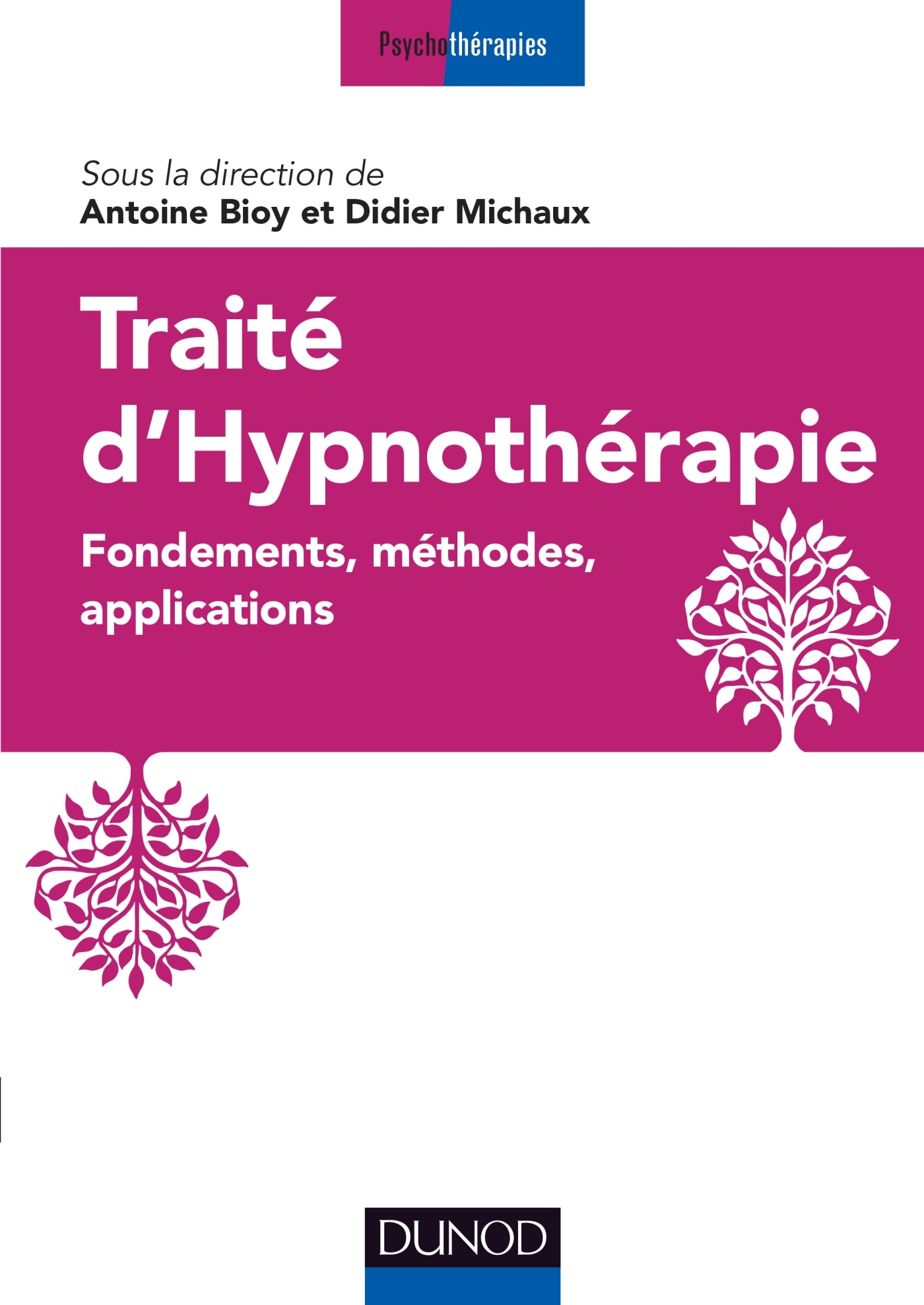 Traité d'hypnothérapie - Fondements, méthodes, applications - Antoine Bioy - DUNOD