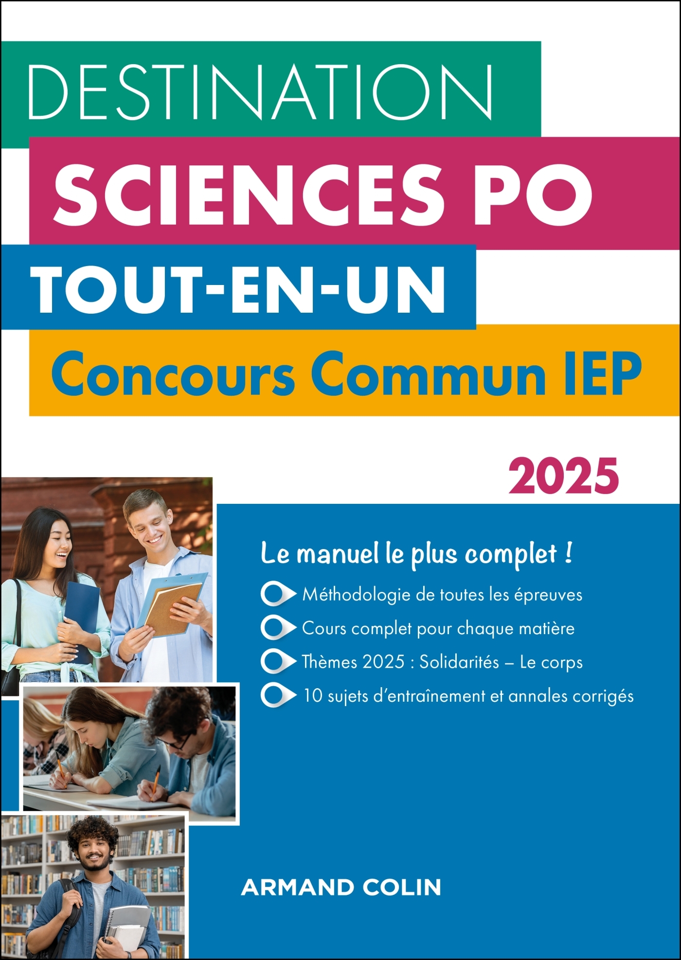 Destination Sciences Po - Concours commun IEP 2025 - Dimitri Delarue - ARMAND COLIN