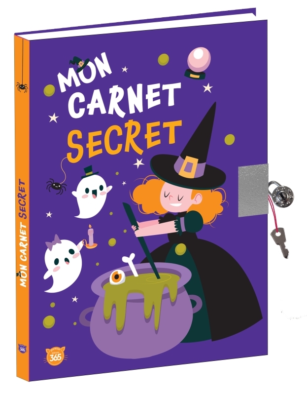 Mon carnet secret - Sorcières - Journal intime avec cadenas à compléter - XXX - 365 PARIS