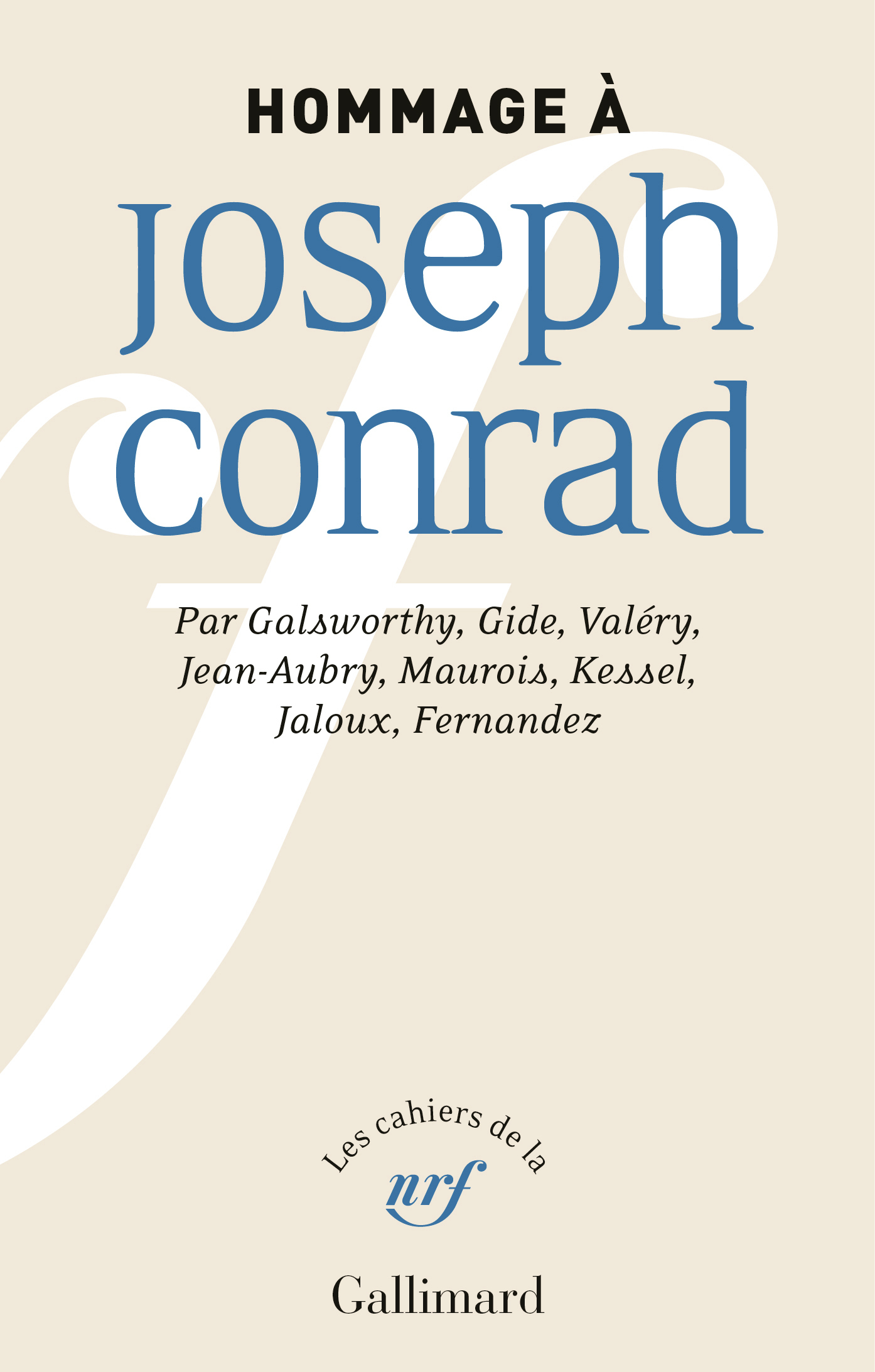 Hommage à Joseph Conrad -  COLLECTIFS GALLIMARD - GALLIMARD