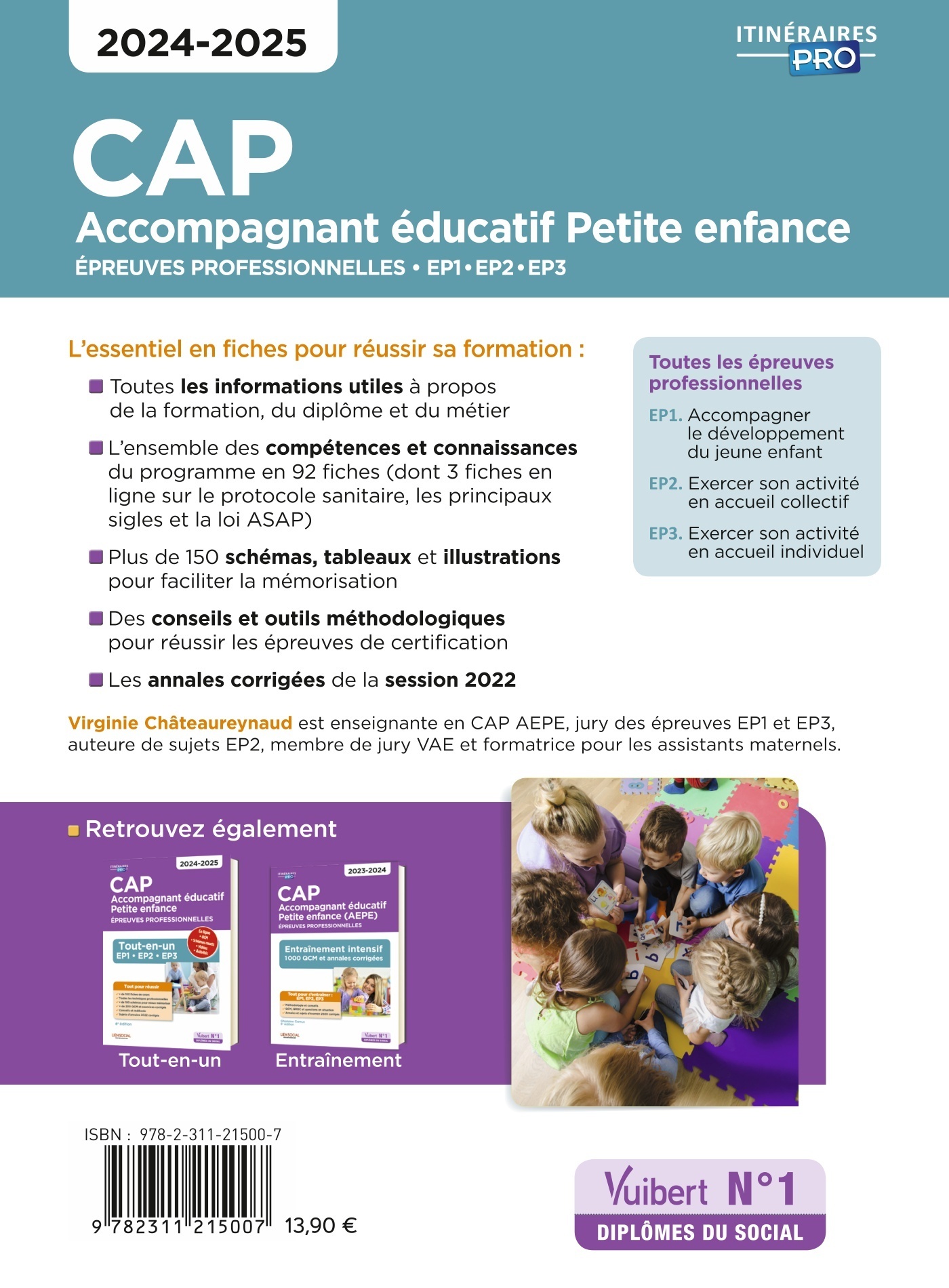 CAP Accompagnant éducatif petite enfance - Épreuves professionnelles - 2024-2025 - Virginie Châteaureynaud - VUIBERT