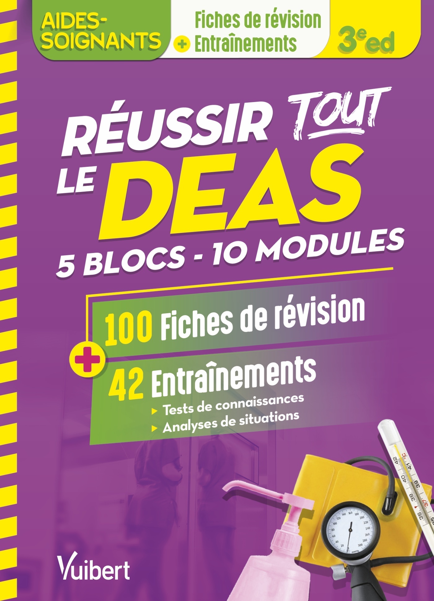 Réussir tout le DEAS en 100 fiches de révision et 42 entraînements - Sylvie Ameline - VUIBERT