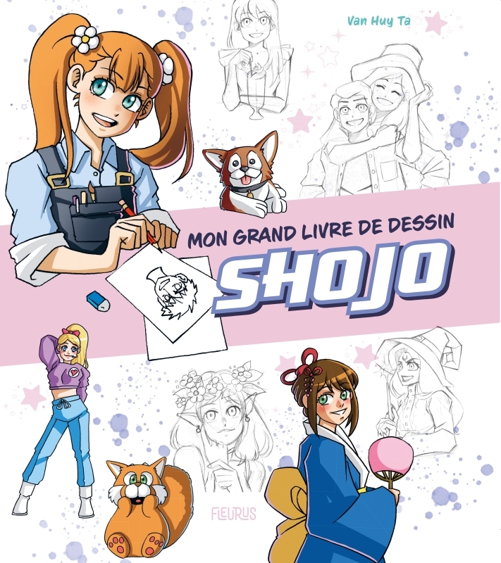 Mon grand livre de dessin - Shojo - Van Huy Ta - FLEURUS