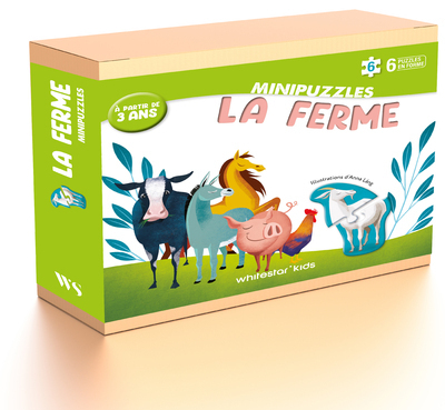 À la ferme - Mini puzzles - Anna Lang - WHITE STAR KIDS