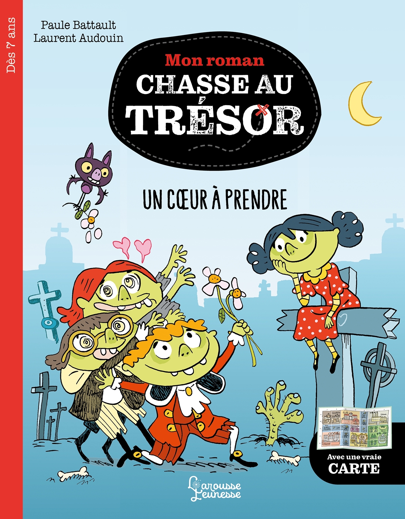 Mon roman CHASSE AU TRESOR - Un coeur à prendre - Paule Battault - LAROUSSE