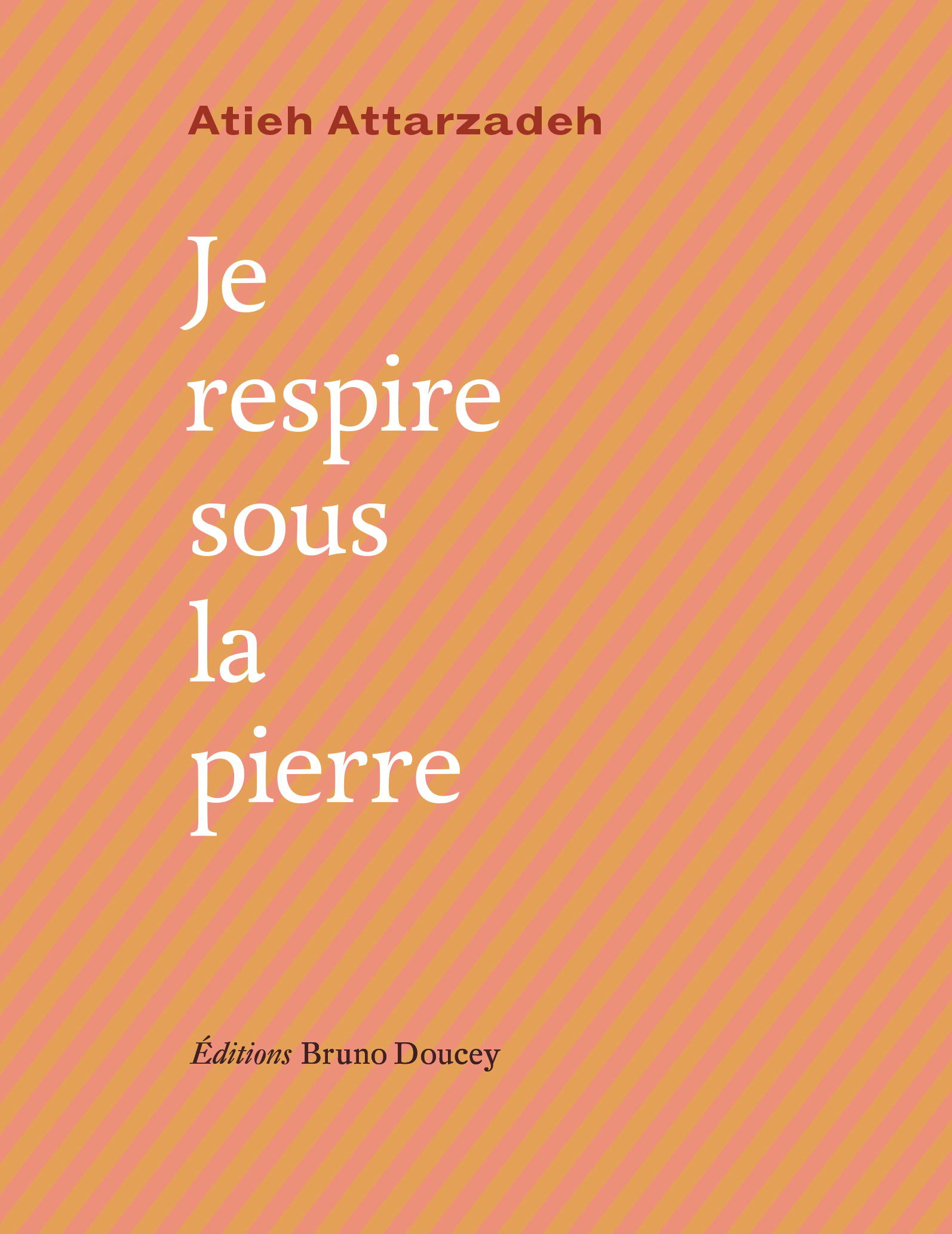 Je respire sous la pierre - Farideh Rava - BRUNO DOUCEY