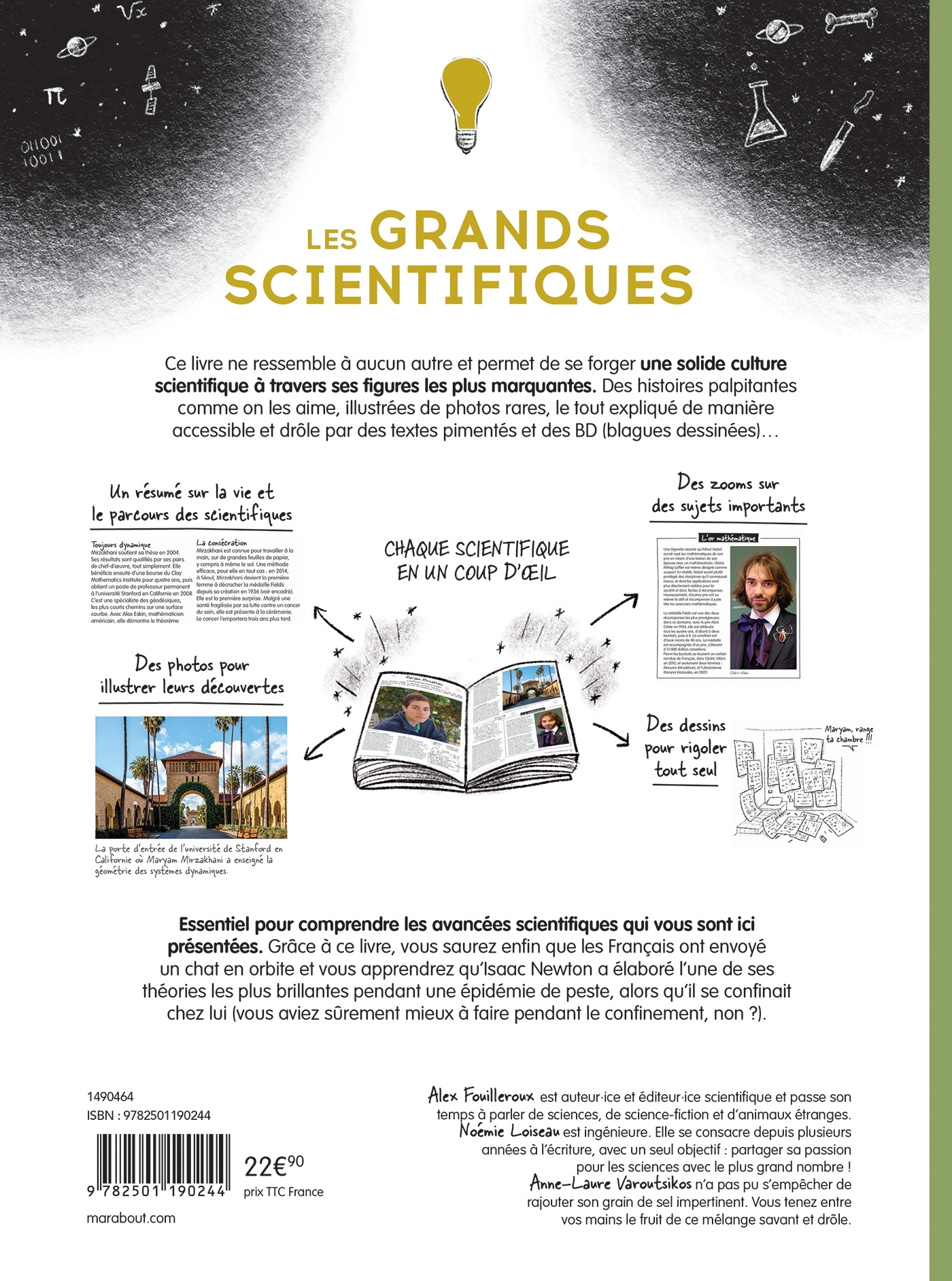 Les grands scientifiques - Alex Fouilleroux - MARABOUT