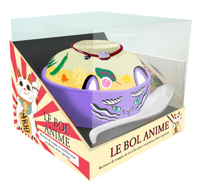 Coffret Les dîners ramen du chat bol -  Collectif - FIRST