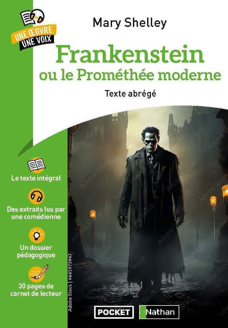 FRANKENSTEIN - UNE OEUVRE UNE VOIX - Claude Aziza - POCKET