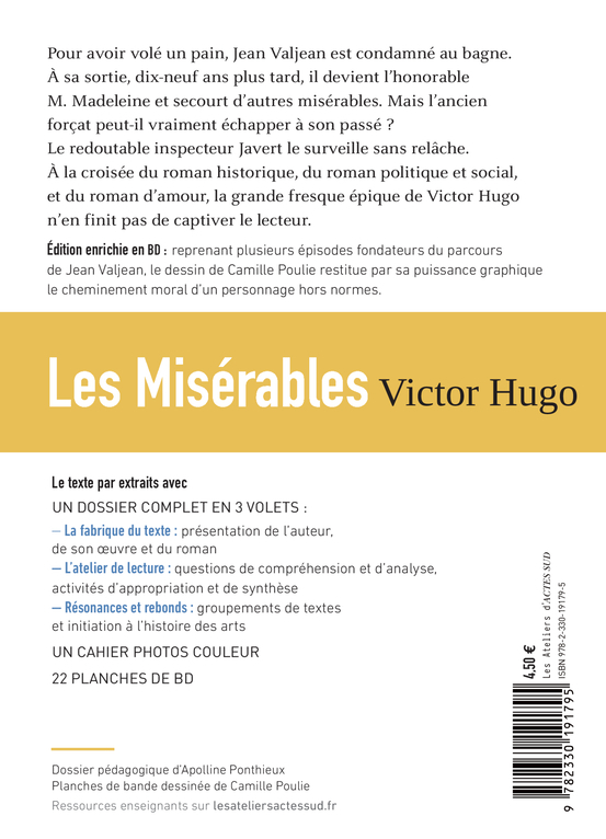 LES MISERABLES - Victor Hugo - ACTES SUD