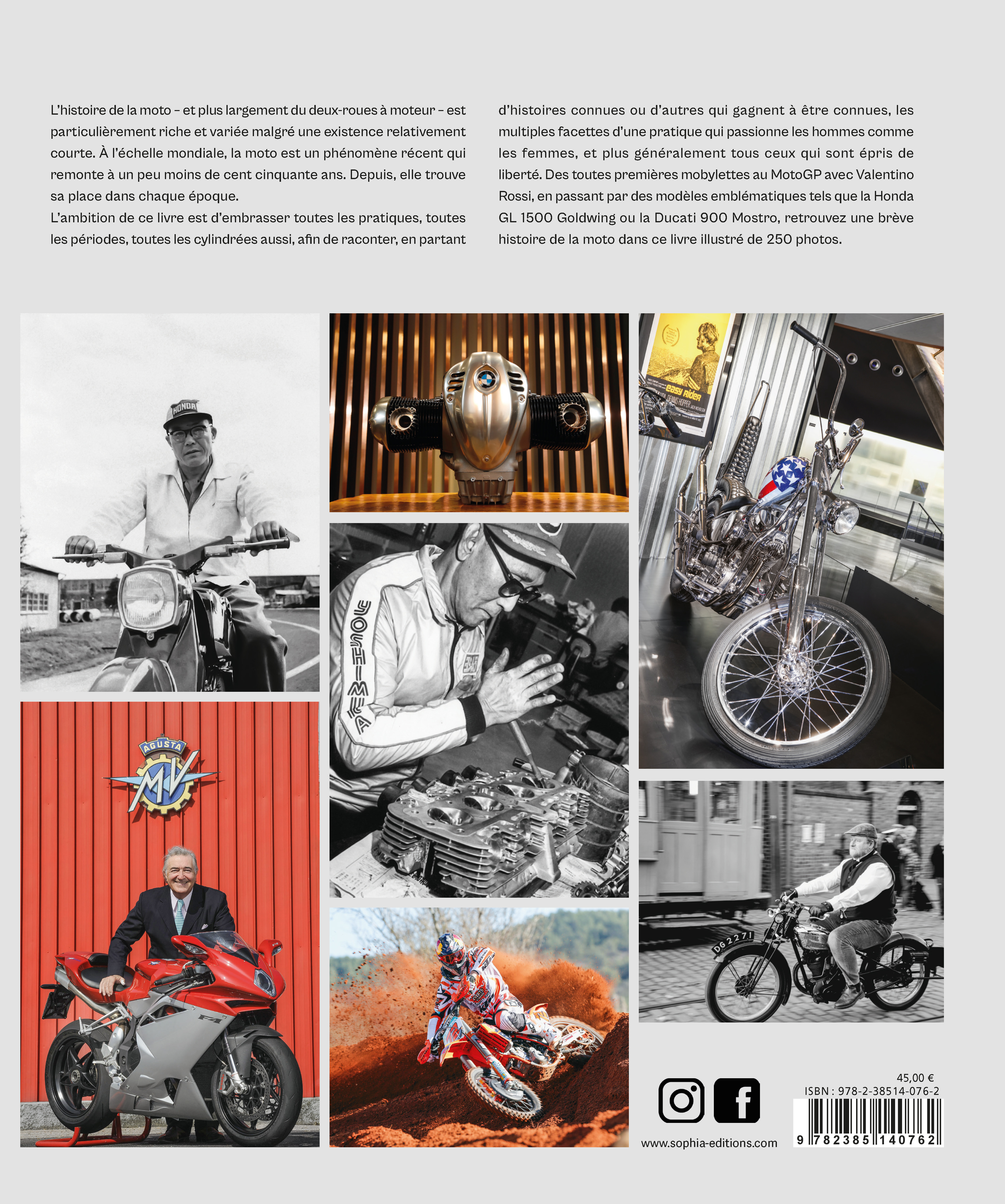 Histoire de la moto - David Dumain - SOPHIA EDITIONS