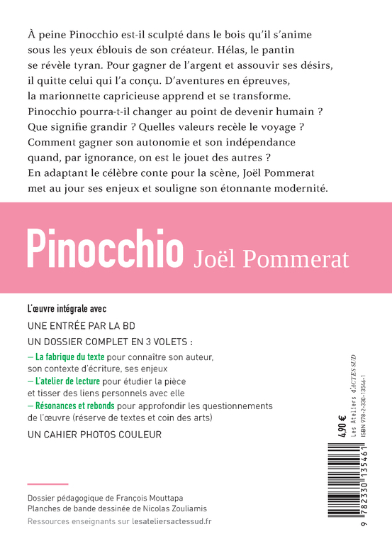 Pinocchio - Joël Pommerat - ACTES SUD