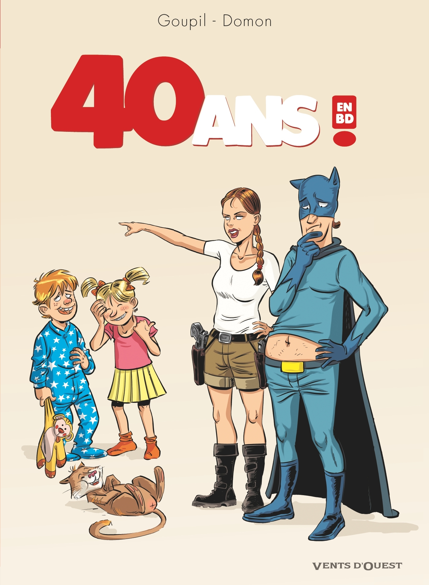 40 ans en BD - Jacky Goupil - VENTS D'OUEST