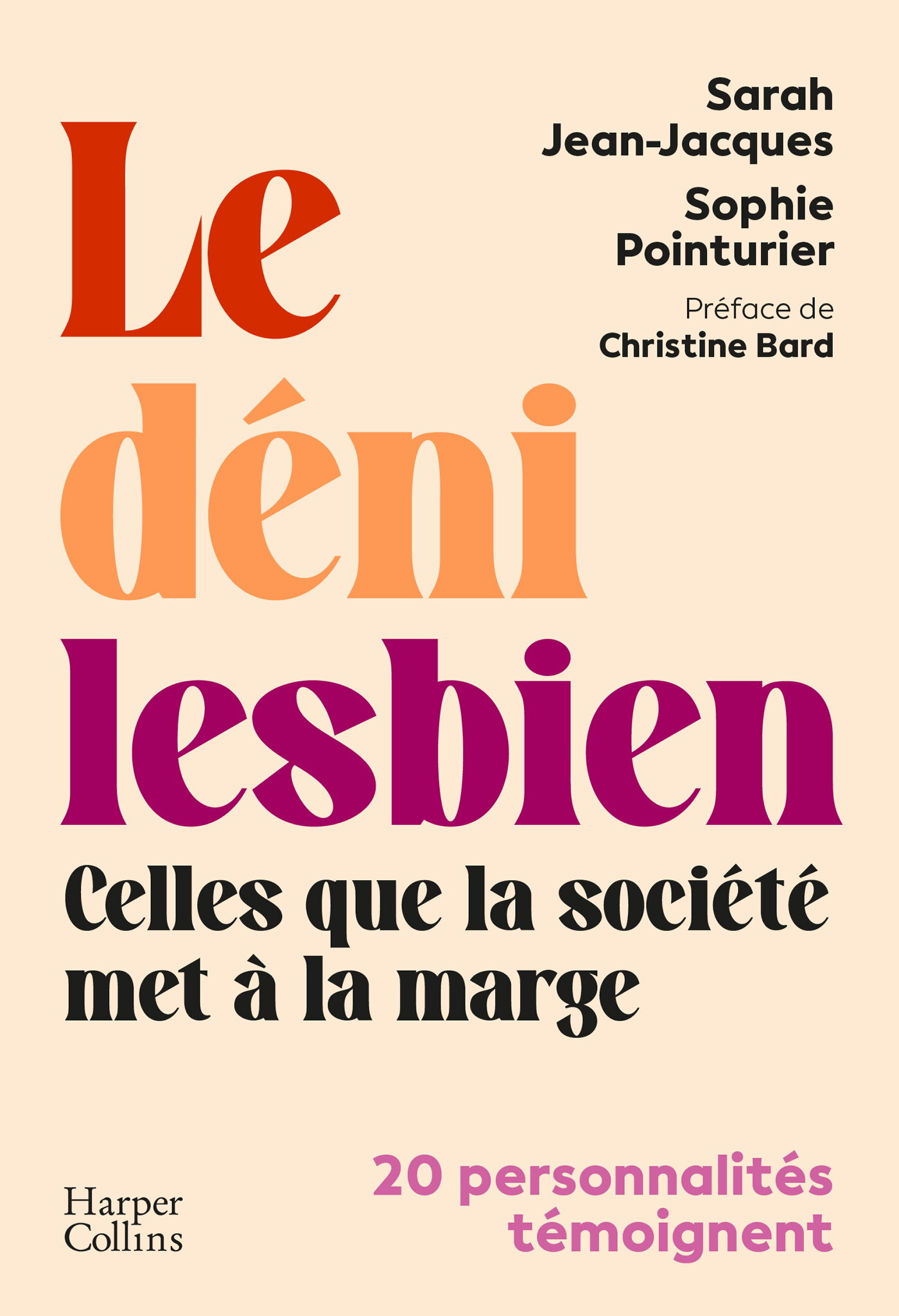 Le déni lesbien - Sophie Pointurier - HARPERCOLLINS