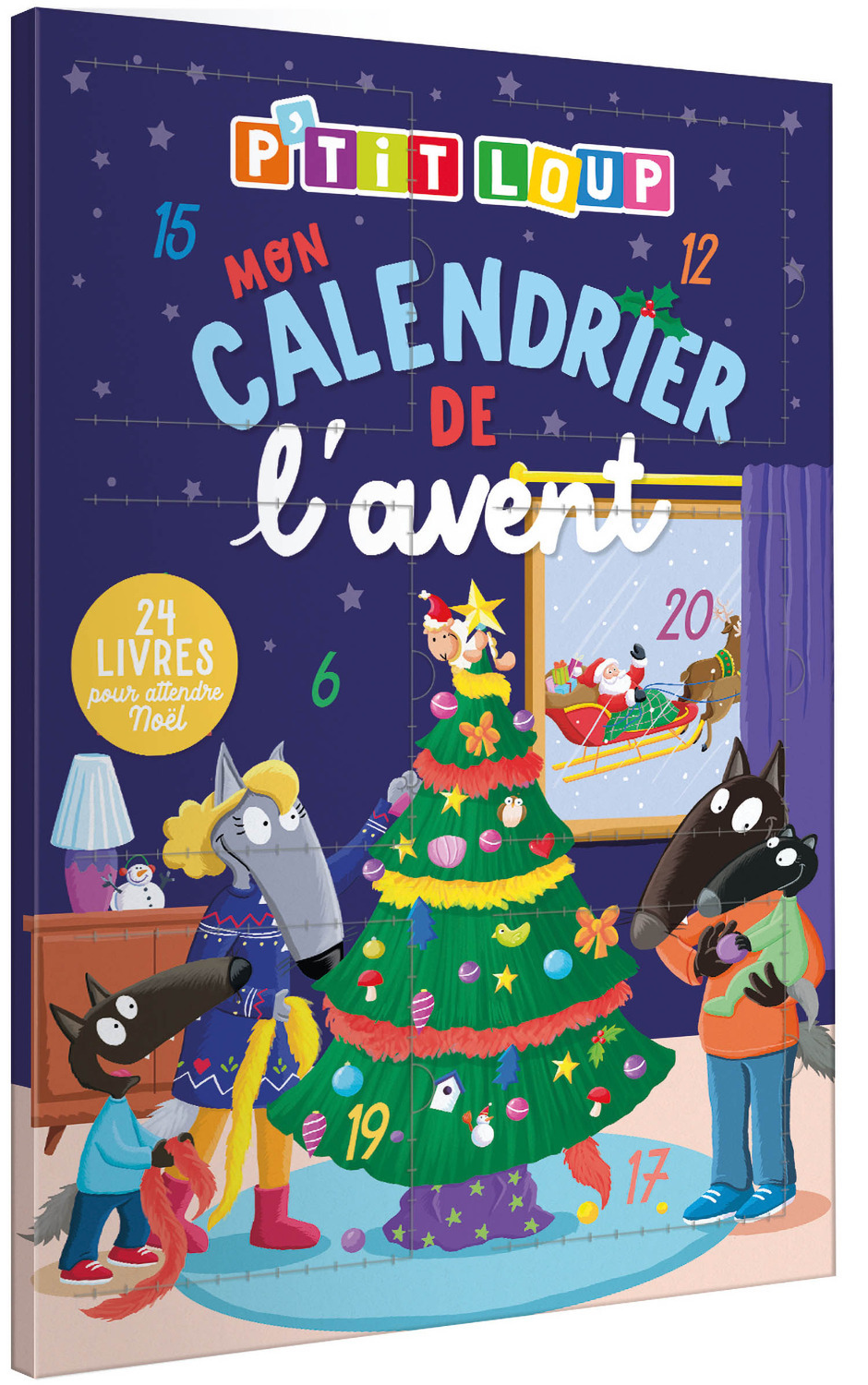 P'TIT LOUP - MON CALENDRIER DE L'AVENT 2024 - Orianne Lallemand - AUZOU