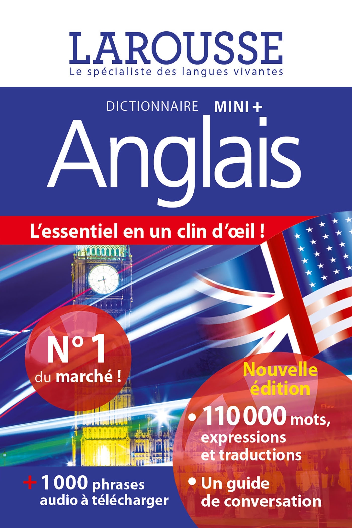 DICTIONNAIRE MINI PLUS ANGLAIS -   - LAROUSSE