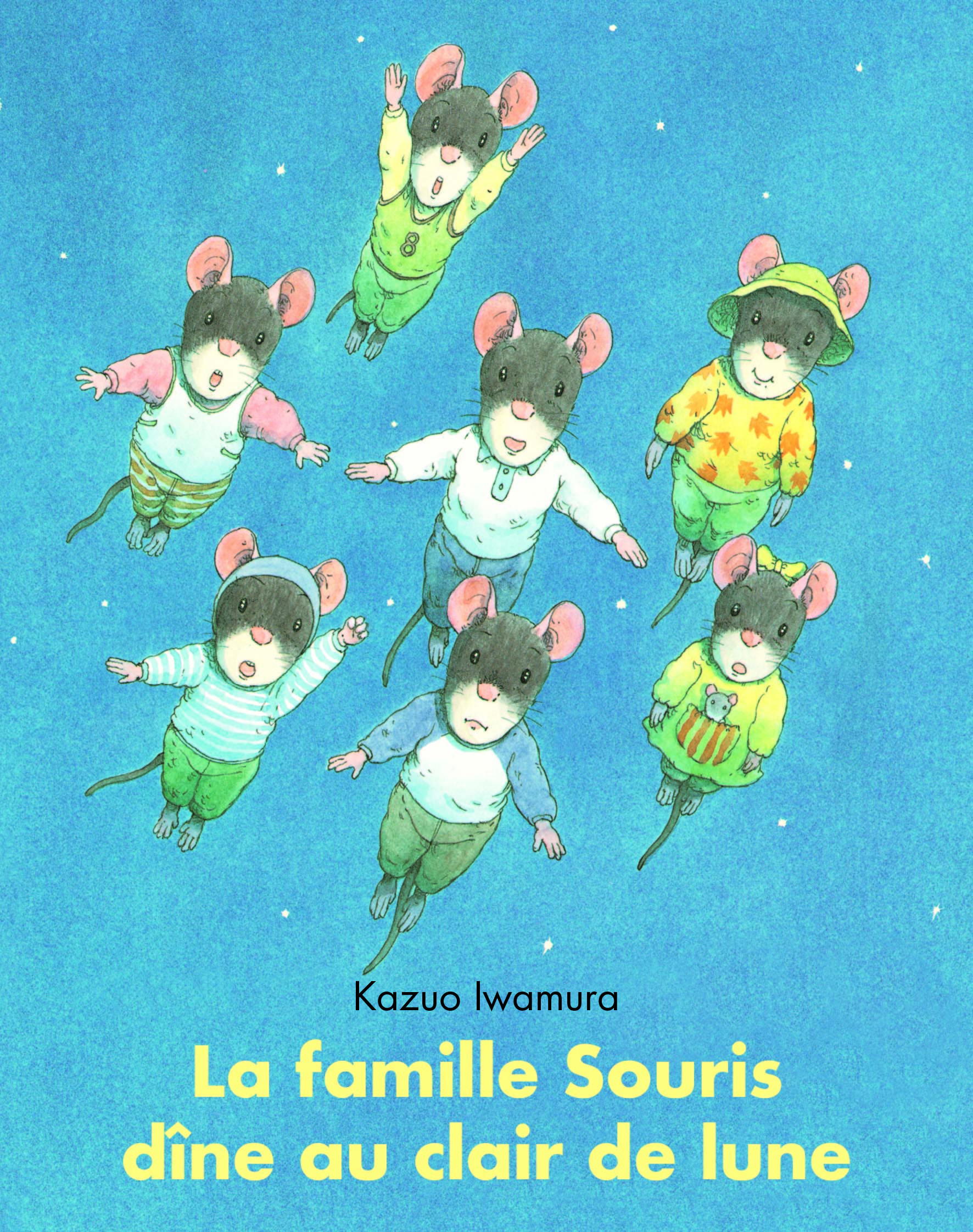 LA FAMILLE SOURIS DINE AU CLAIR DE LUNE - KAZUO IWAMURA - EDL