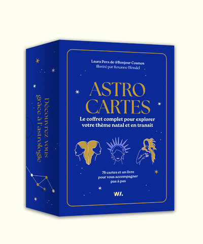 Astro cartes - Le coffret complet pour explorer votre thème natale en transit ! - Laura Pera - WEBEDIA BOOKS