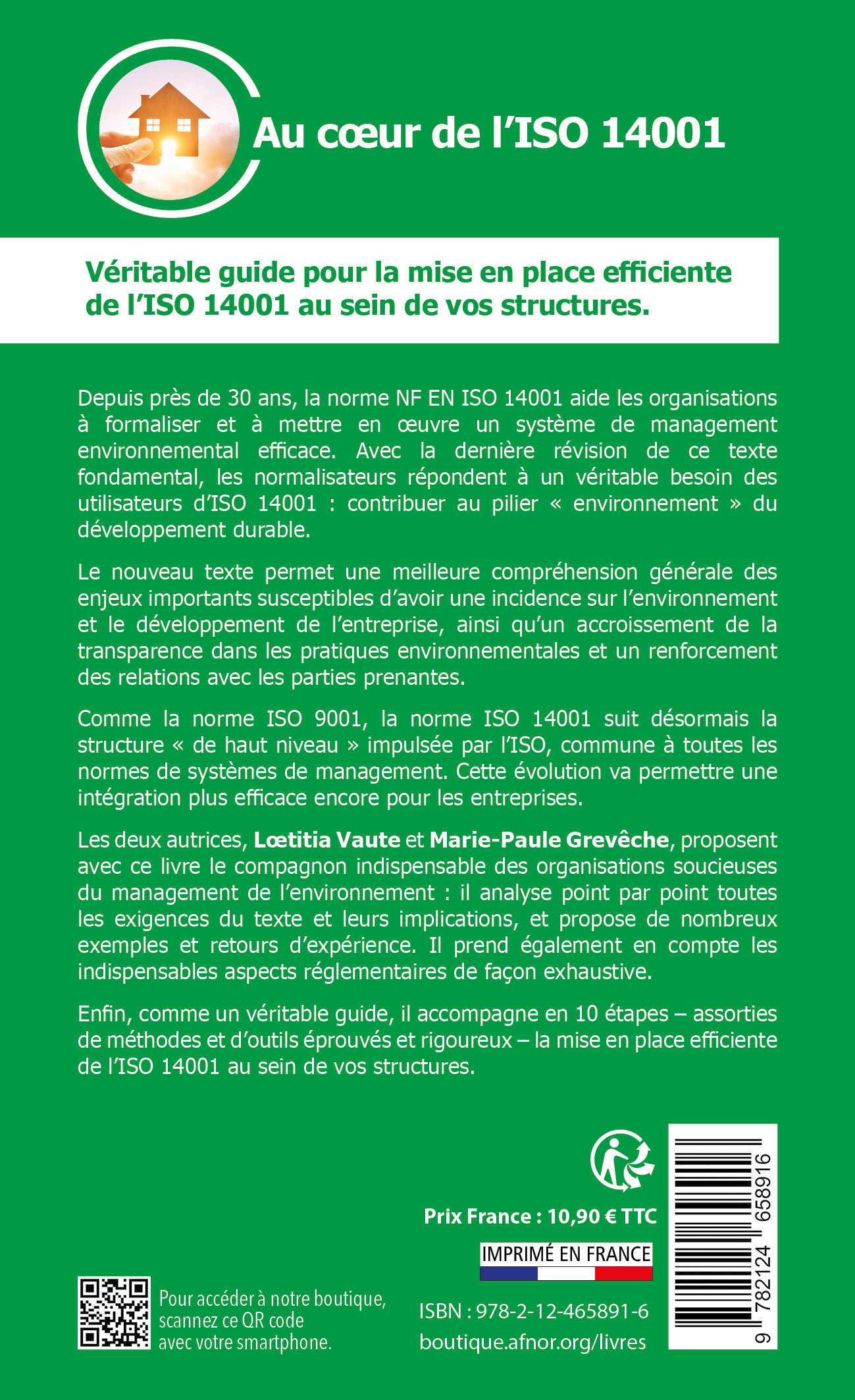 Au c½ur de l'ISO 14001 - Loetitia Vaute-Samanni - AFNOR