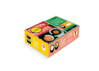 Coffret soirée sushis chaussettes -  Collectif - SOLAR