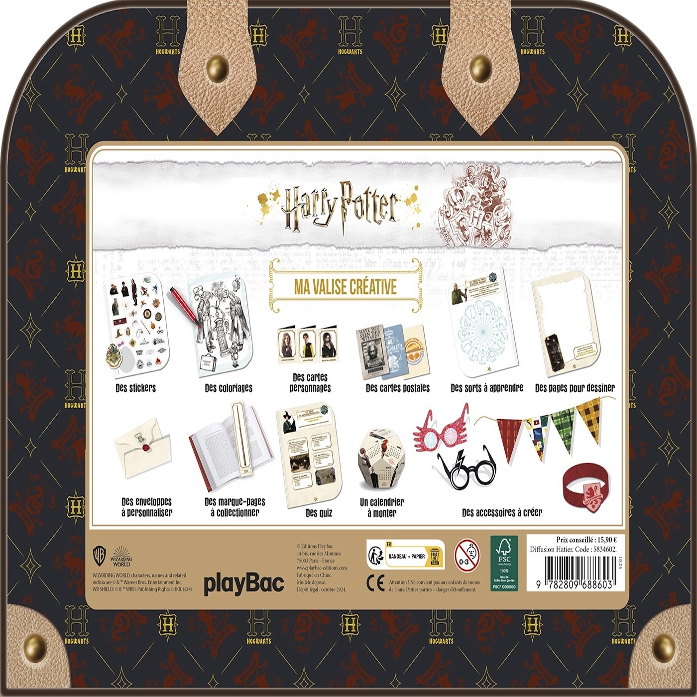 Harry Potter - Ma valise créative -  Playbac Éditions - PLAY BAC