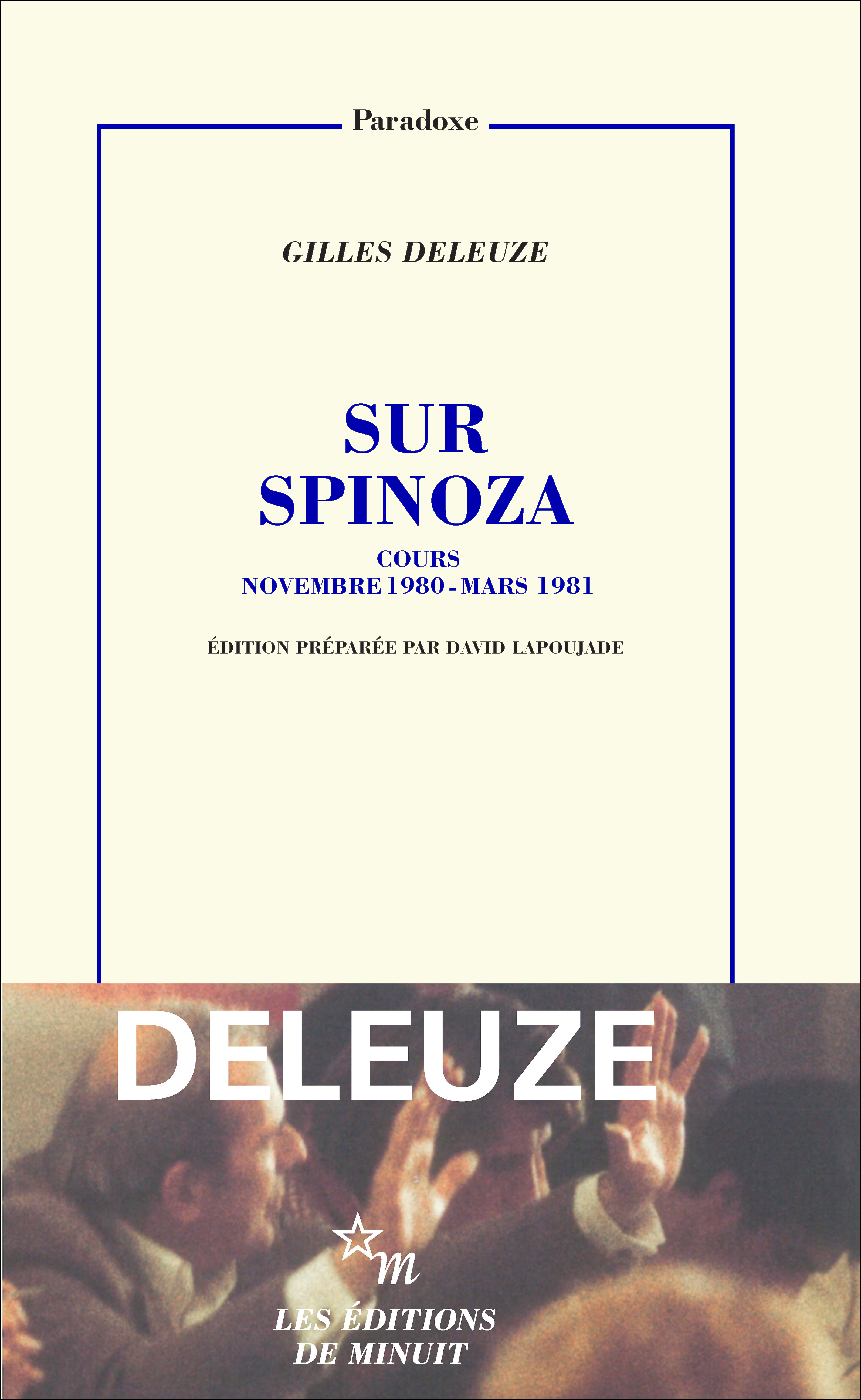 Sur Spinoza - Gilles Deleuze - MINUIT