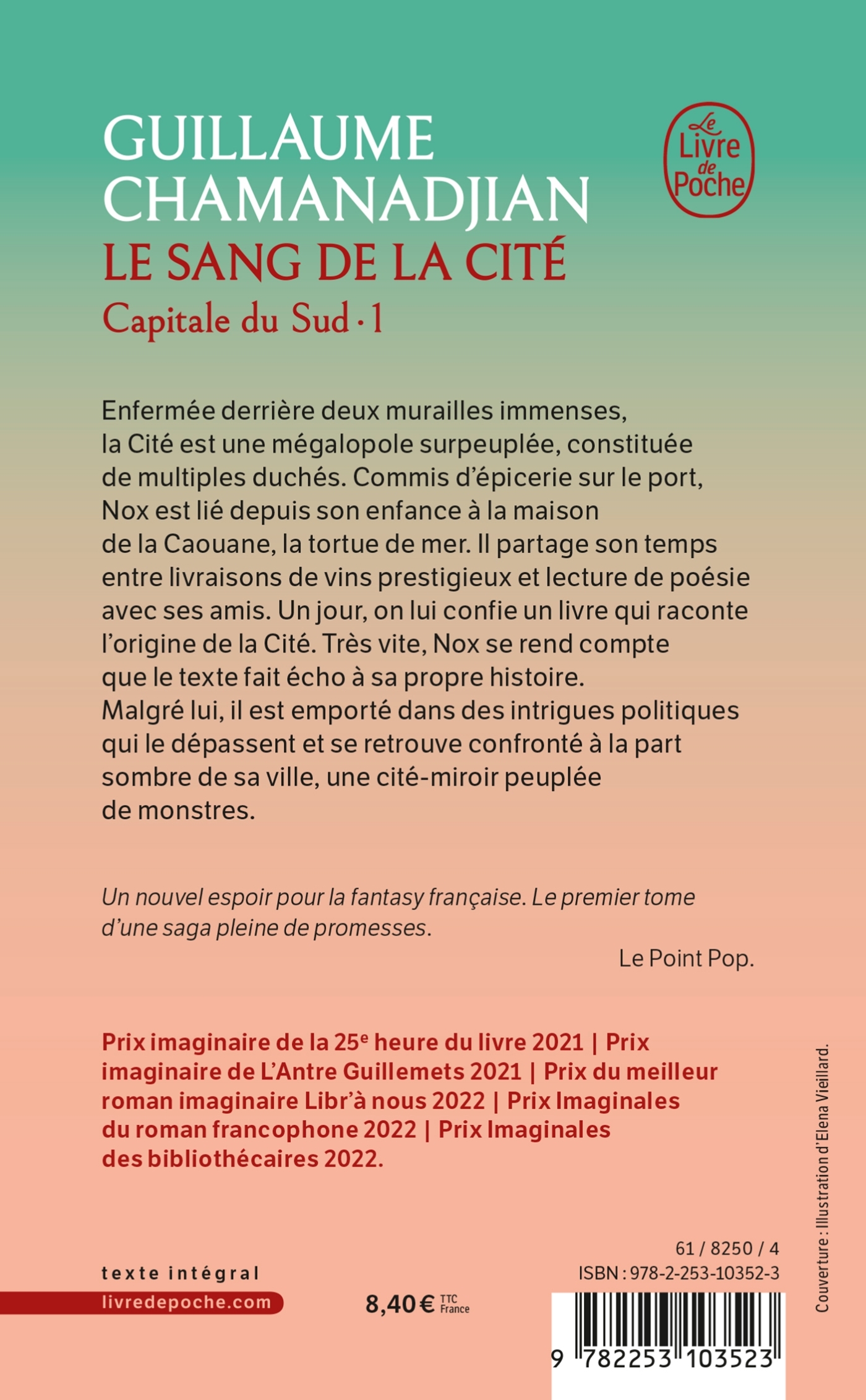 Le Sang de la cité (La Tour de Garde, Capitale du Sud Tome 1) - Guillaume Chamanadjian - LGF