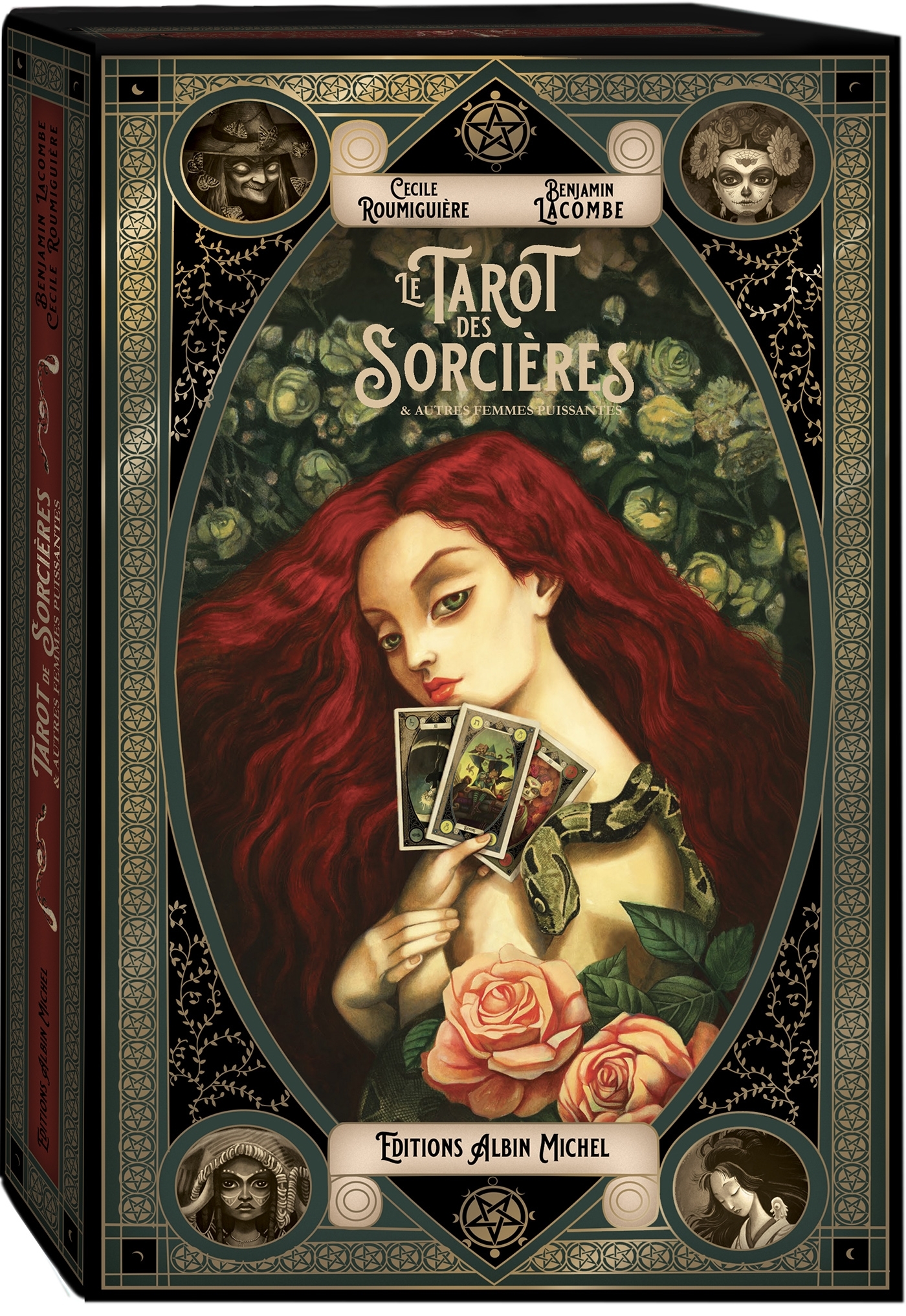 Tarot des sorcières et autres femmes puissantes - Cécile Roumiguière - ALBIN MICHEL