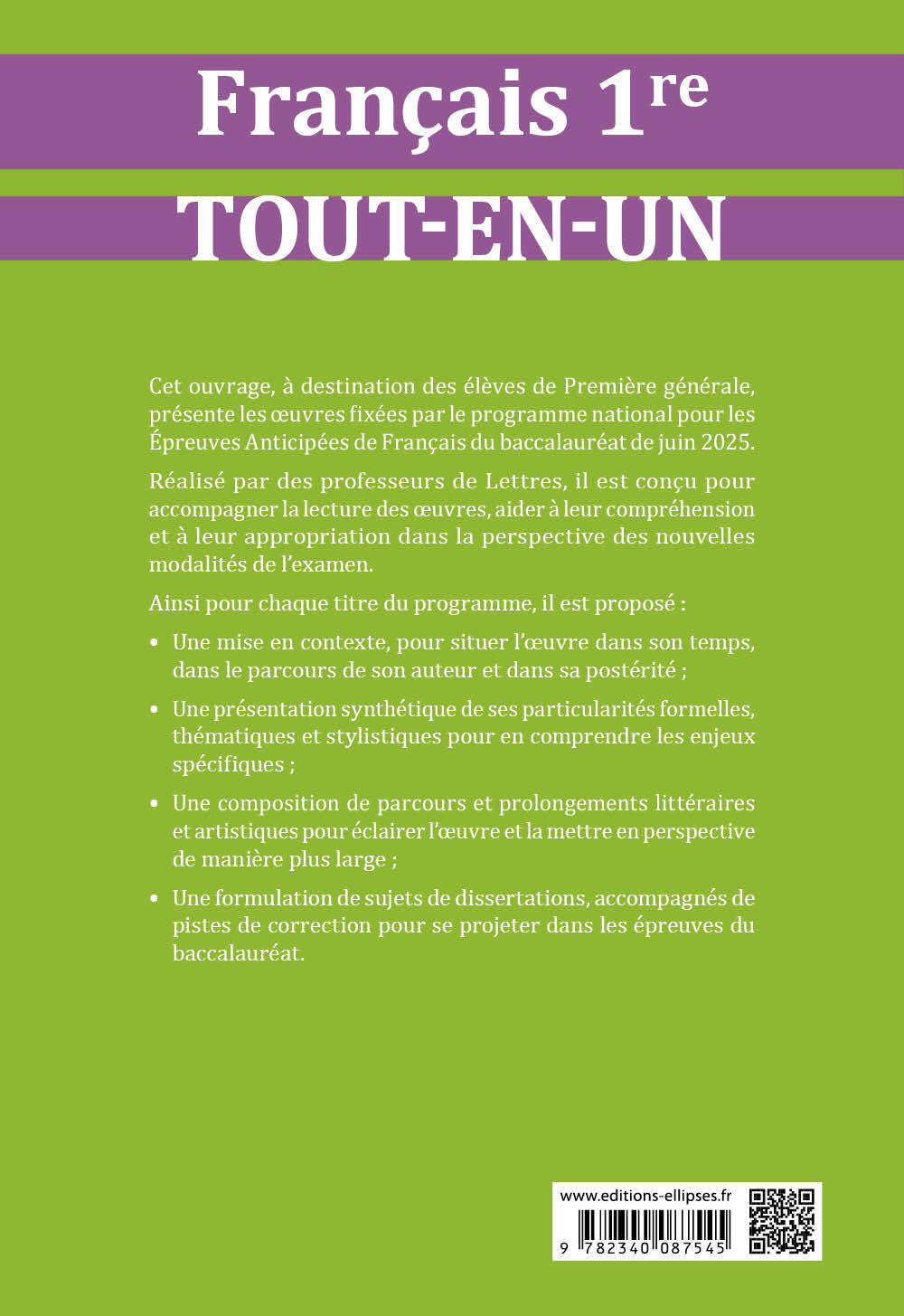 Français. Première. Tout-en-un sur les oeuvres au programme du bac - Émilie Stouder - ELLIPSES