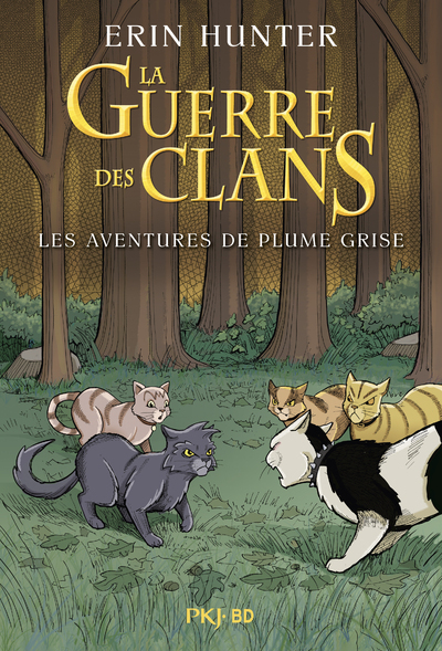 La guerre des clans illustrée - Les aventures de Plume Grise - Erin Hunter - POCKET JEUNESSE