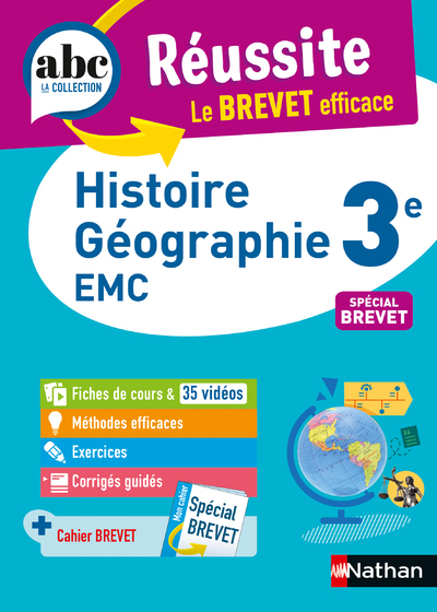 ABC Réussite Histoire-Géo Enseignement moral et civique 3e - Brevet 2023 - Grégoire Pralon - NATHAN