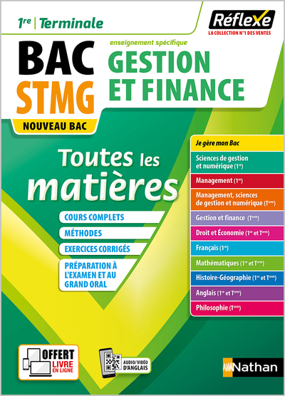 Toutes les matières Bac STMG - Spécialité Gestion et Finance 1re/ Tle - Réflexe - N° 3 - Caroline Lalaude-Labayle - NATHAN