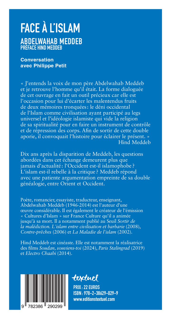 Face à l'Islam - Abdelwahab Meddeb - TEXTUEL