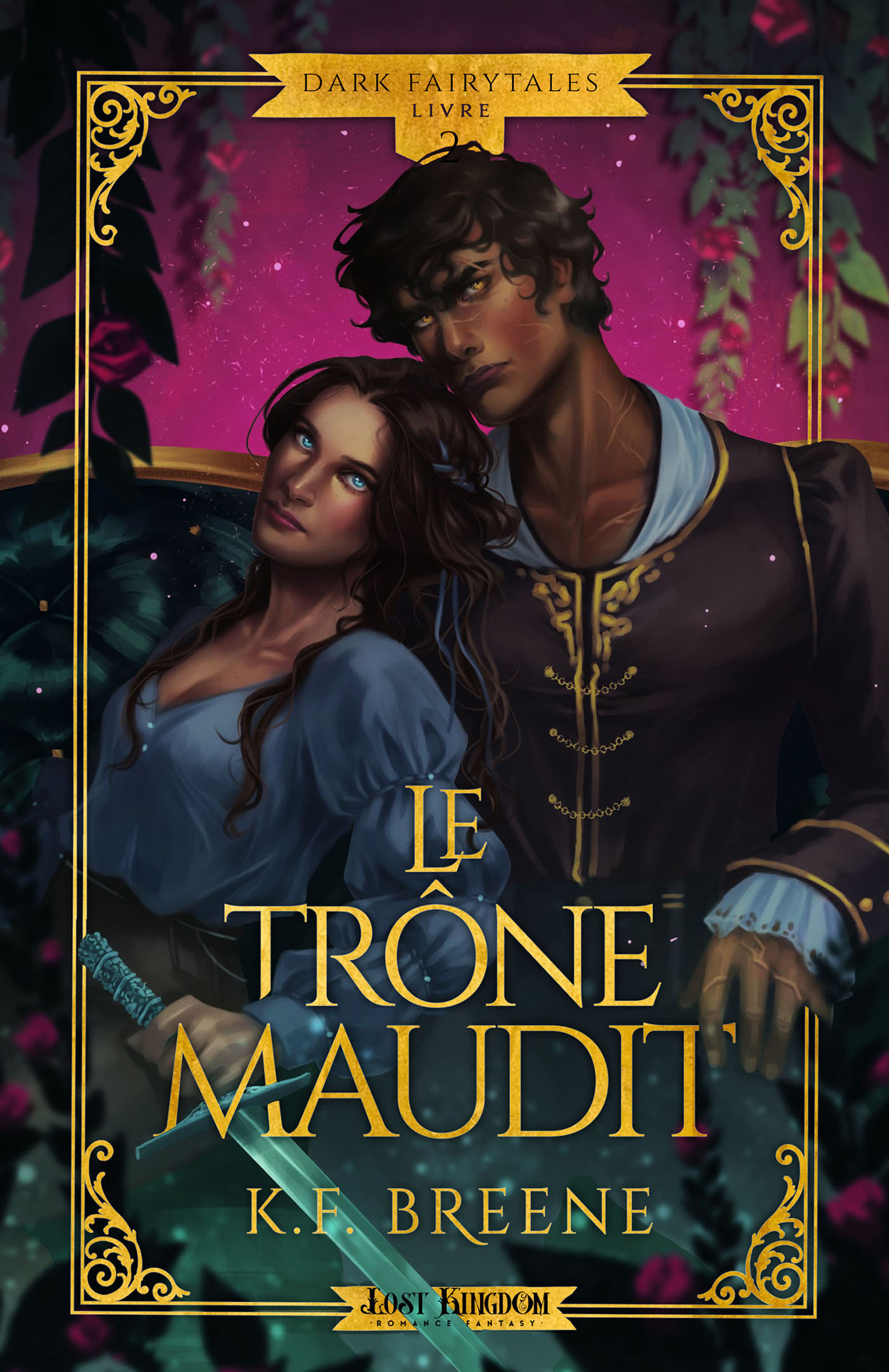 Le trône maudit (Edition Relié) - K.F. Breene - MXM BOOKMARK