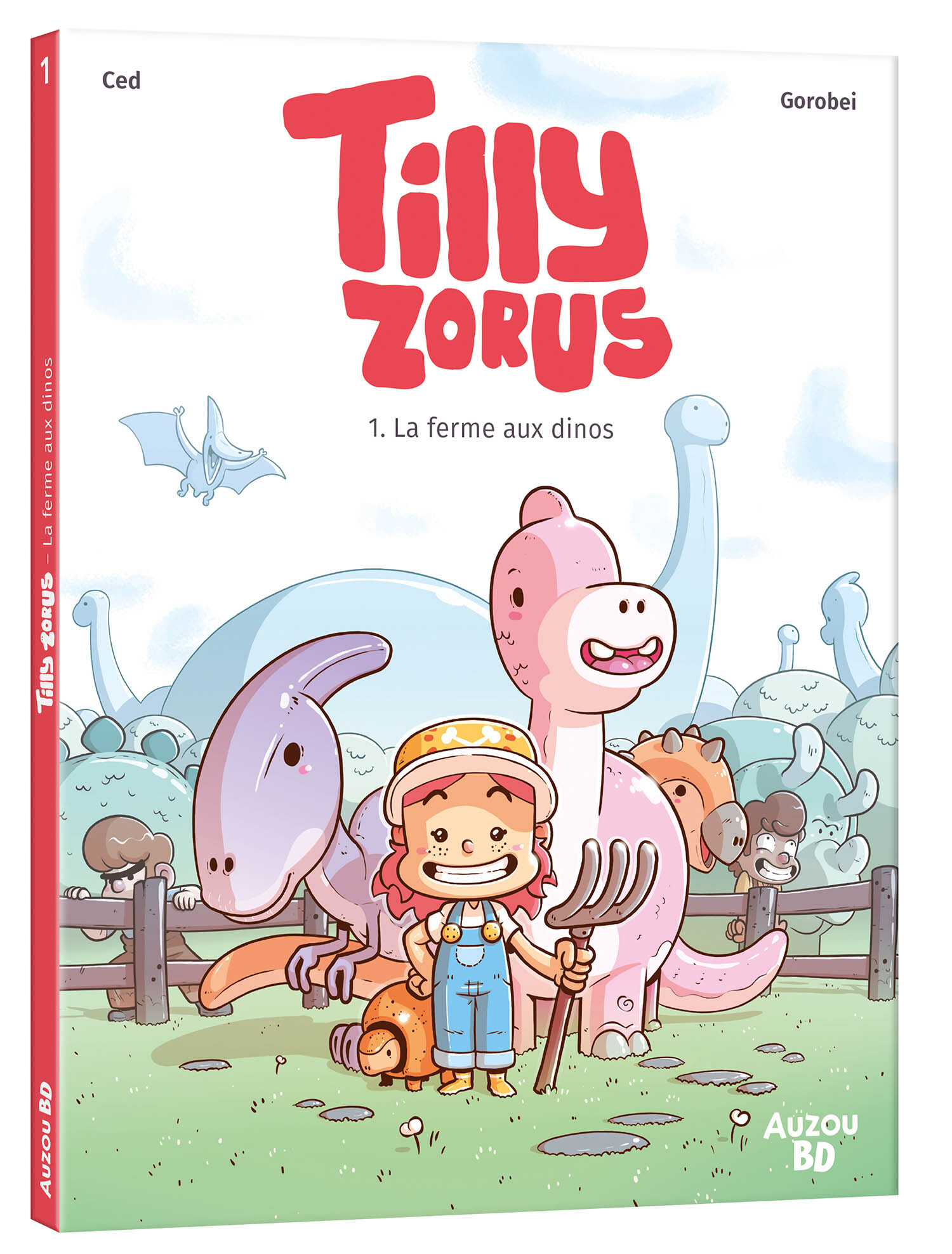 TILLY ZORUS  - TOME 1 - LA FERME AUX DINOS -  ced - AUZOU