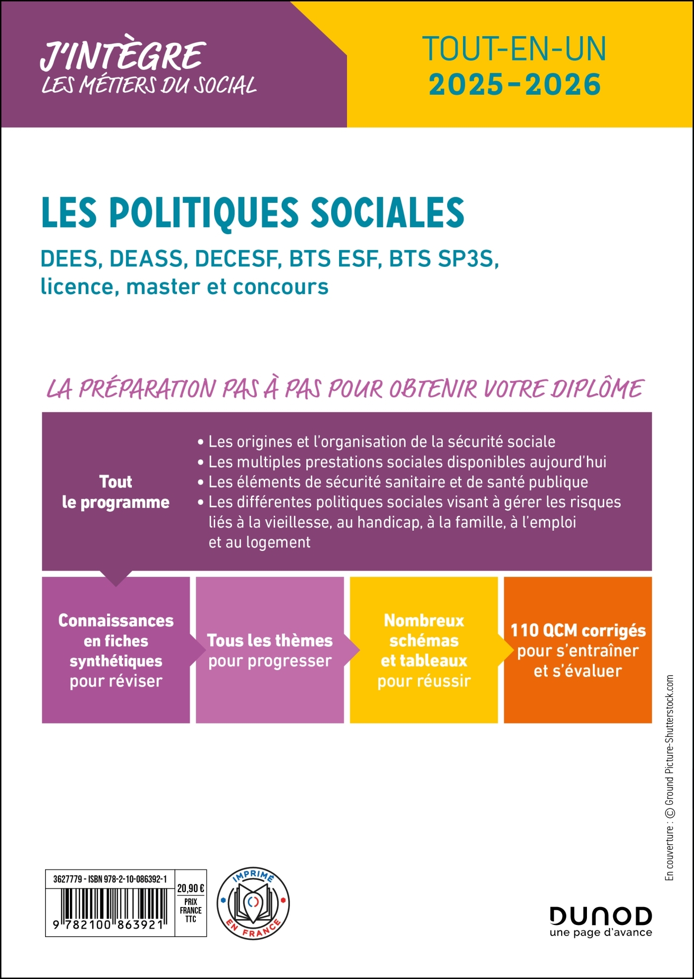 Les politiques sociales 2025-2026 - Marie Girard - DUNOD