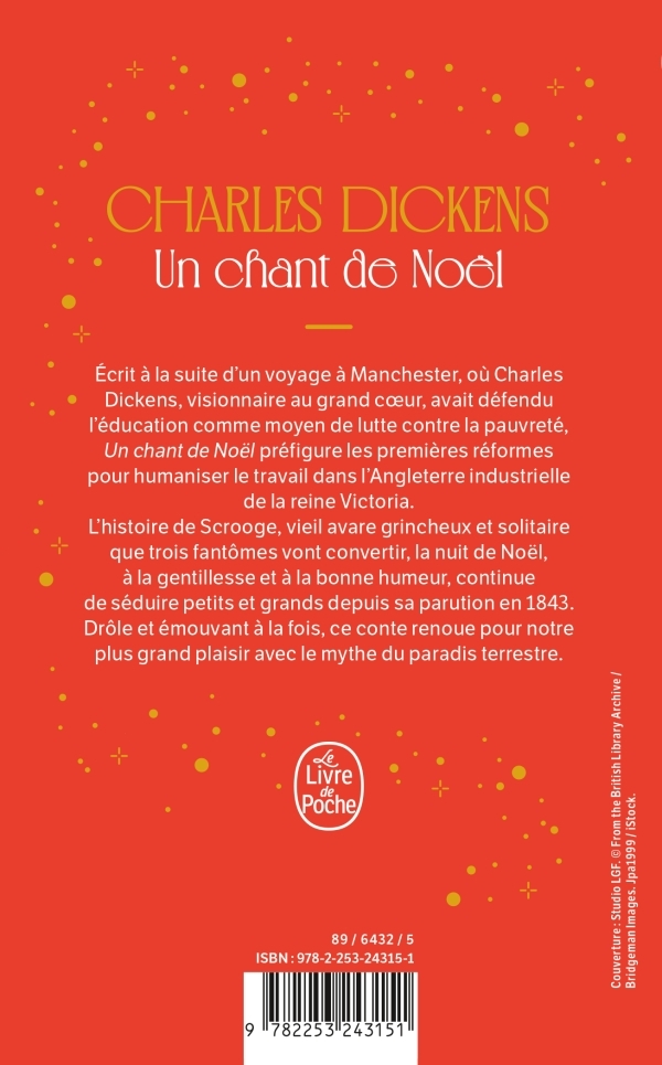 Un chant de Noël - Edition collector - Charles Dickens - LGF